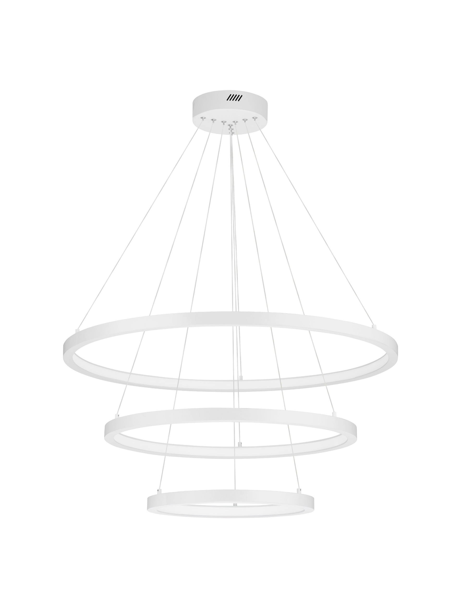 EMPATIA | H 120 D 80 cm | 108 W | 3000 K | 2245 lm | IP20 | White | Aluminum/Acrylic