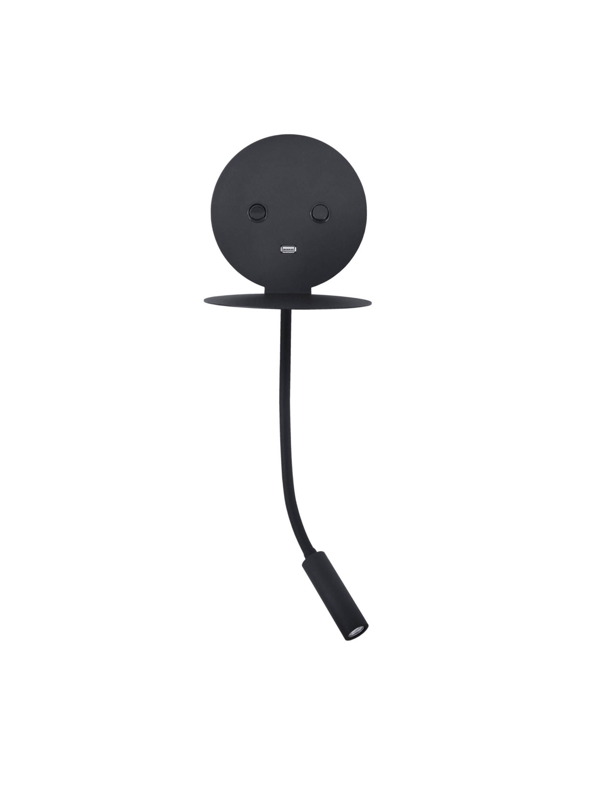 ECLIP | L 15 W 19.5 H 50 cm | 9 W | 3000 K | 520 lm | IP20 | Black | Aluminum