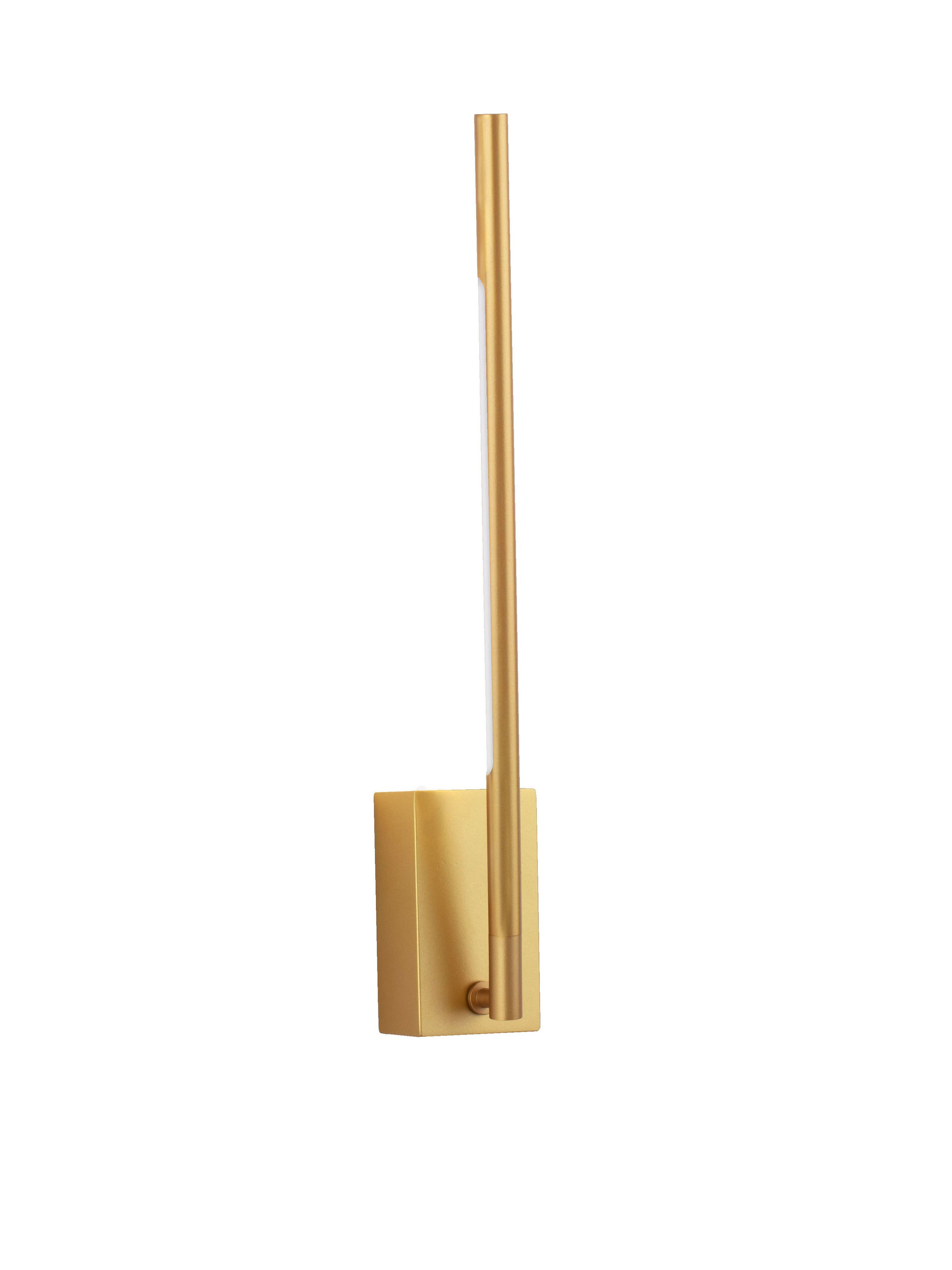 RACCIO | L 6 W 10 H 37 cm | 6 W | 3000 K | 280 lm | IP20 | Gold | Metal/Acrylic