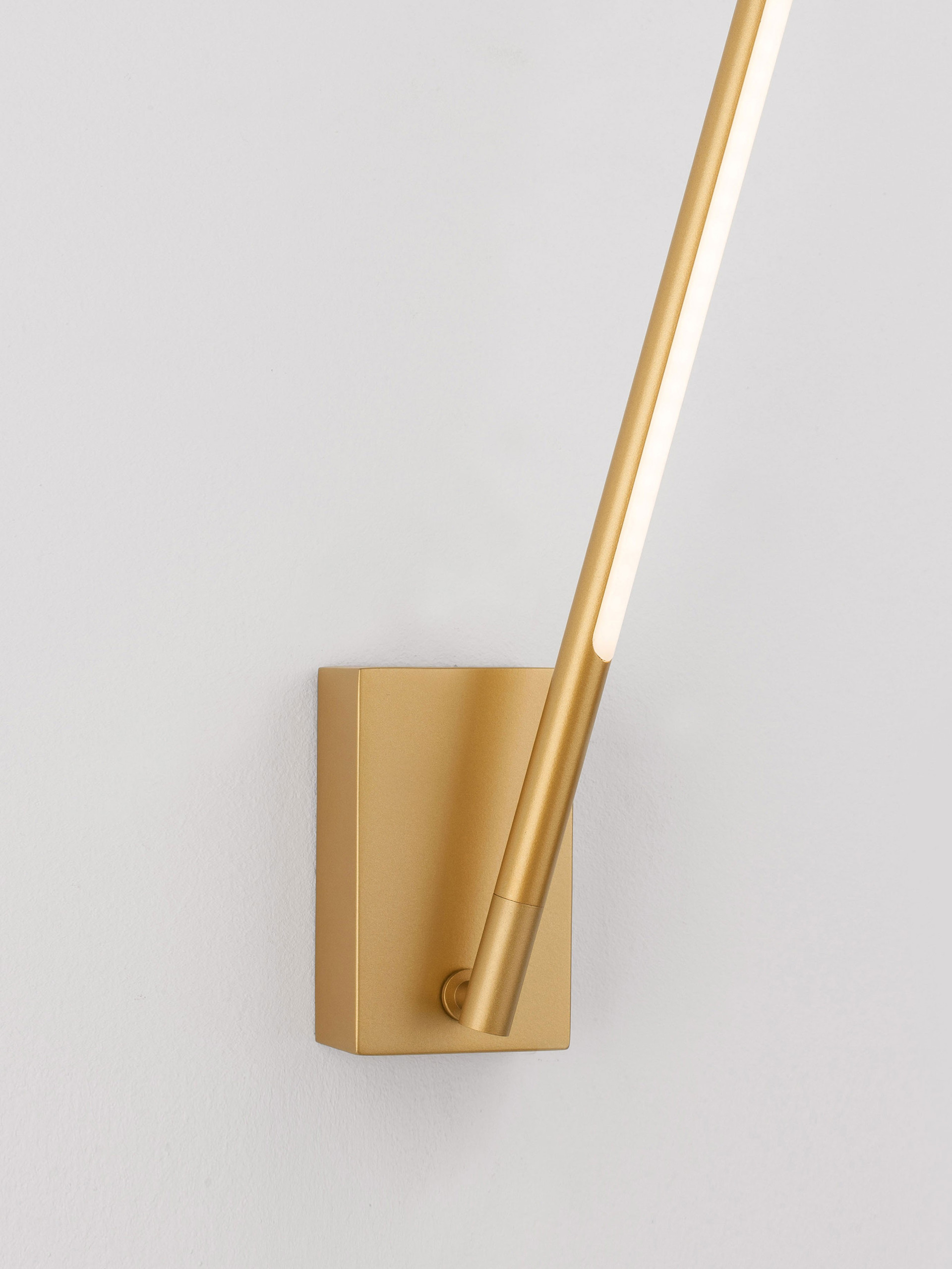 RACCIO | L 6 W 10 H 37 cm | 6 W | 3000 K | 280 lm | IP20 | Gold | Metal/Acrylic
