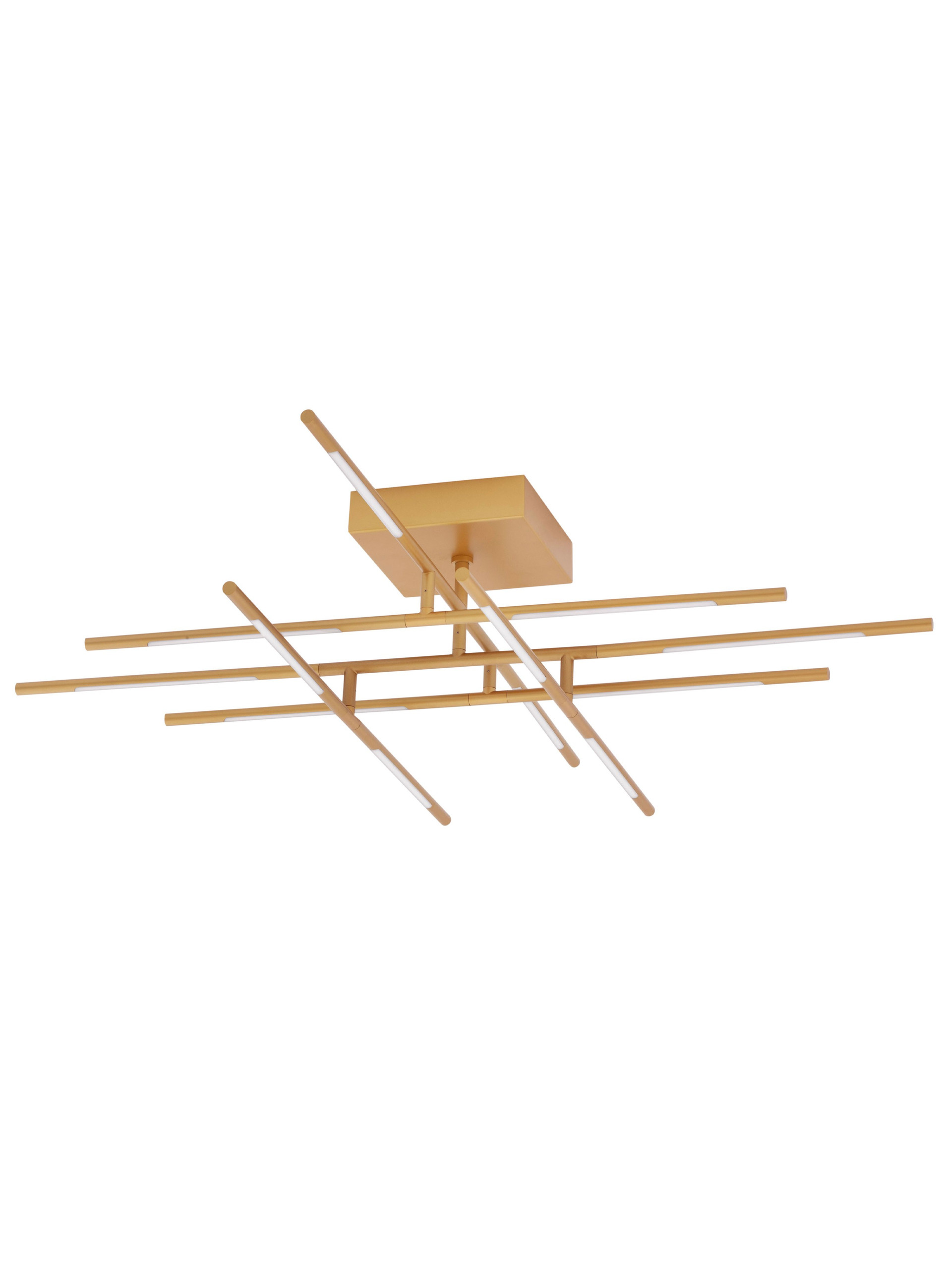 RACCIO | L 94.5 W 94.5 H 21 cm | 50 W | 3000 K | 2438 lm | IP20 | Gold | Metal/Acrylic