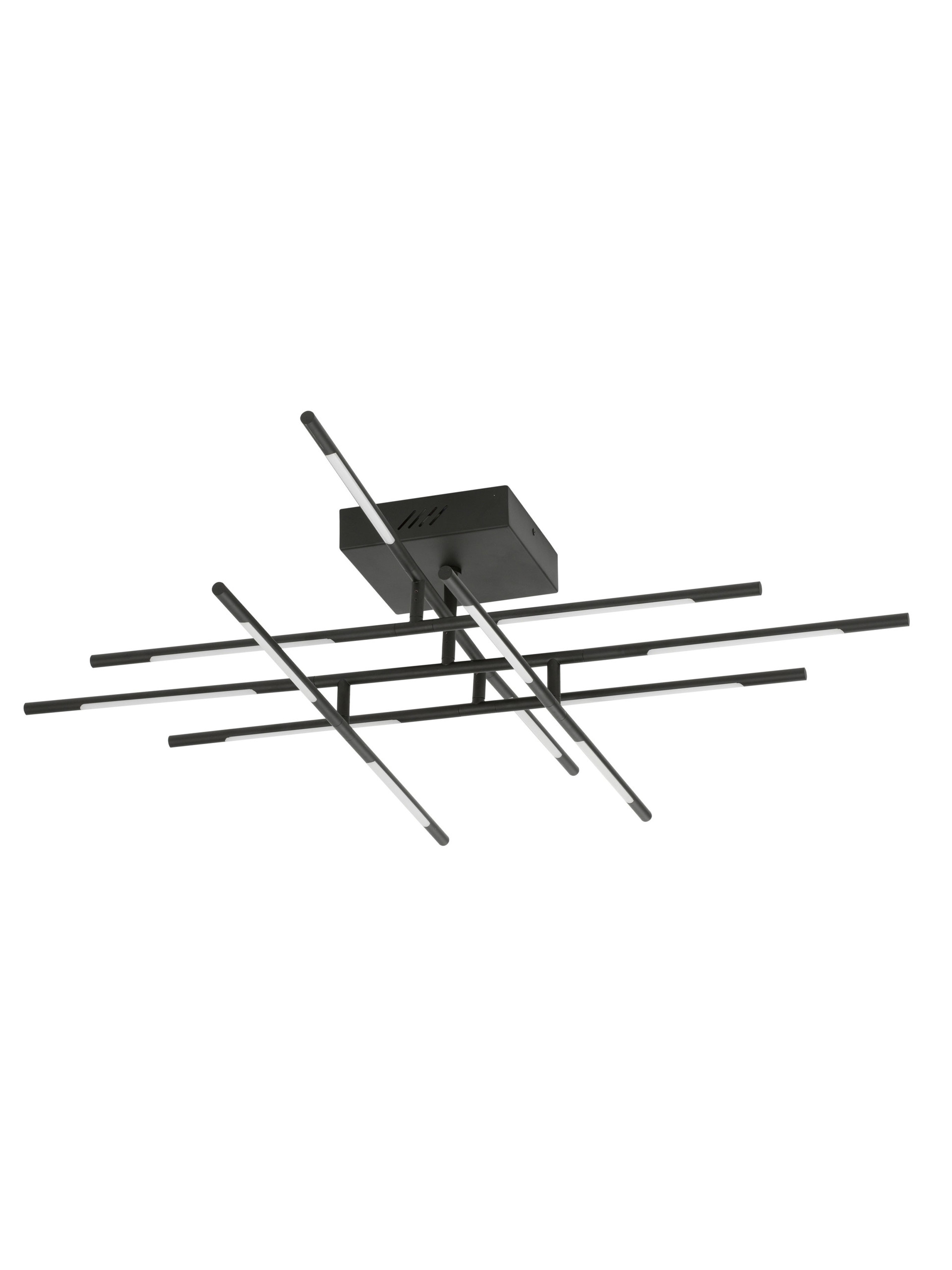 RACCIO | L 94.5 W 94.5 H 21 cm | 59 W | 3000 K | 4195 lm | IP20 | Black | Metal/Acrylic