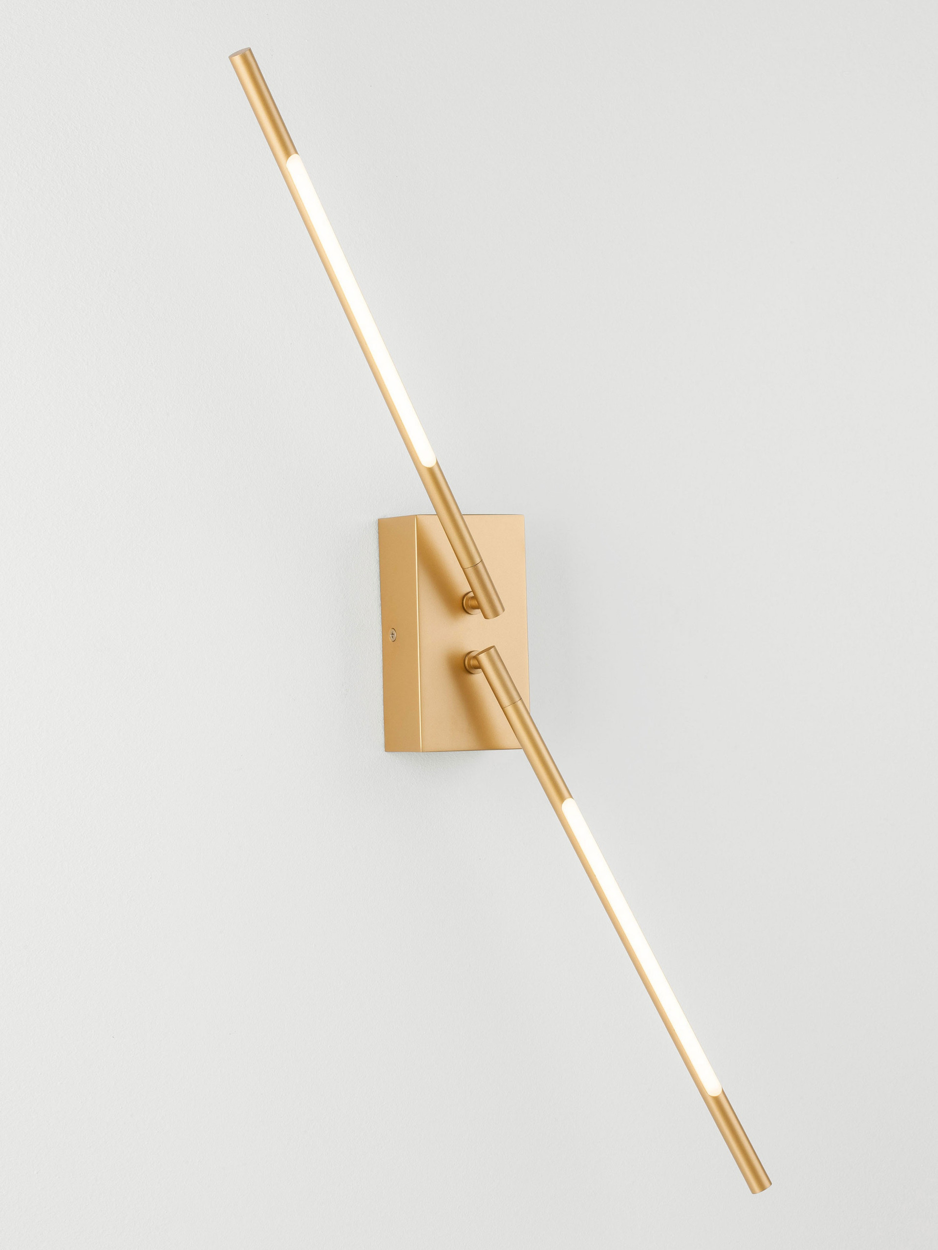 RACCIO | L 7.5 W 12 H 74 cm | 10 W | 3000 K | 532 lm | IP20 | Gold | Metal/Acrylic
