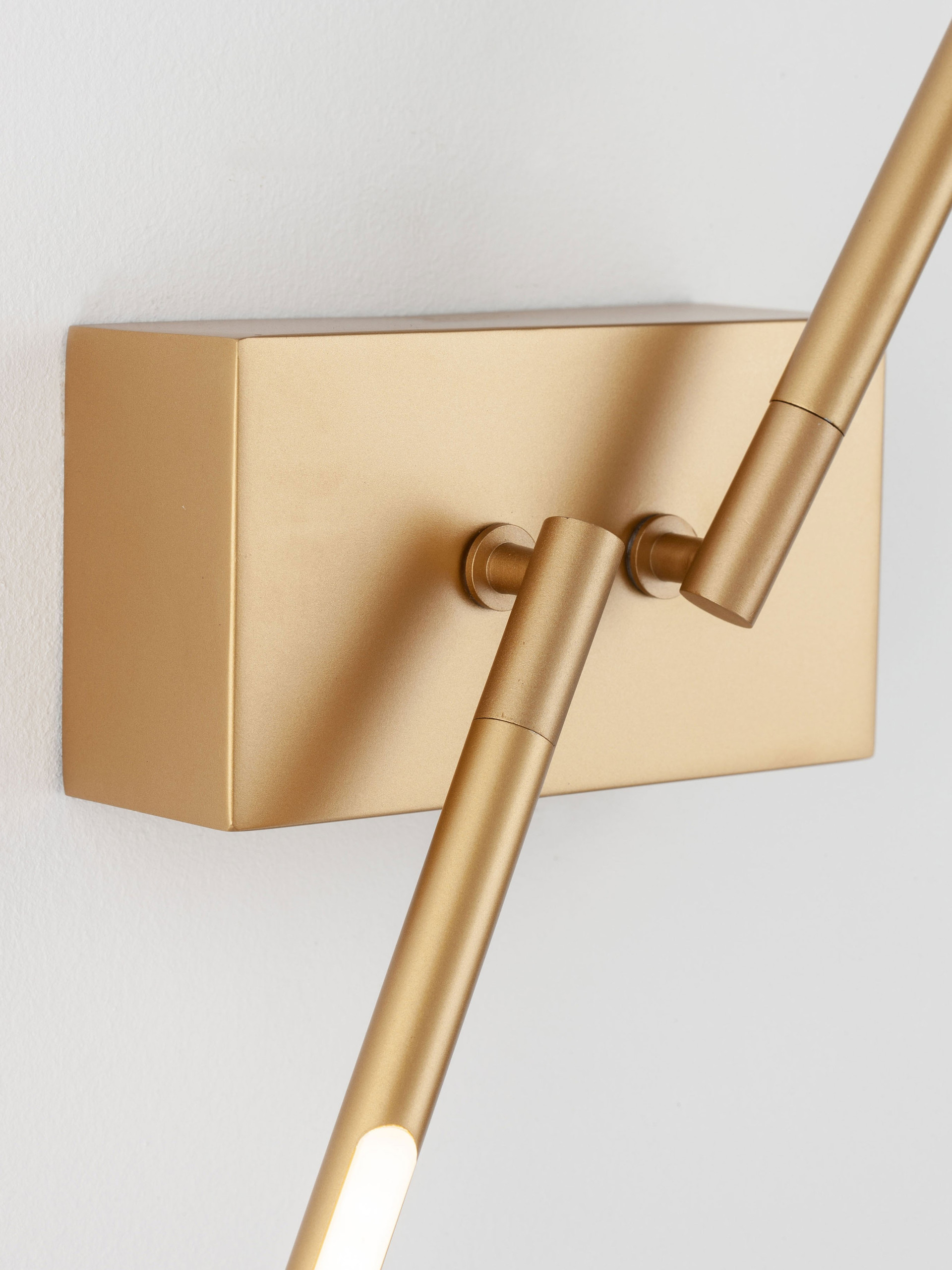 RACCIO | L 7.5 W 12 H 74 cm | 10 W | 3000 K | 532 lm | IP20 | Gold | Metal/Acrylic