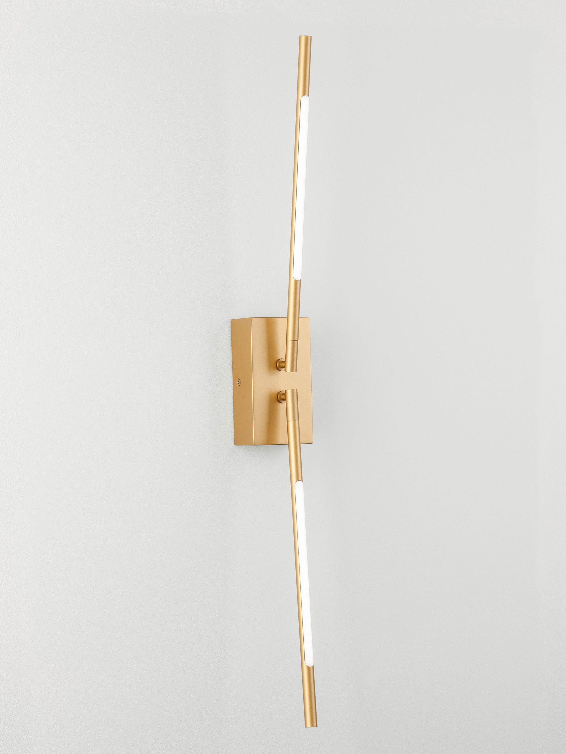 RACCIO | L 7.5 W 12 H 74 cm | 10 W | 3000 K | 532 lm | IP20 | Gold | Metal/Acrylic