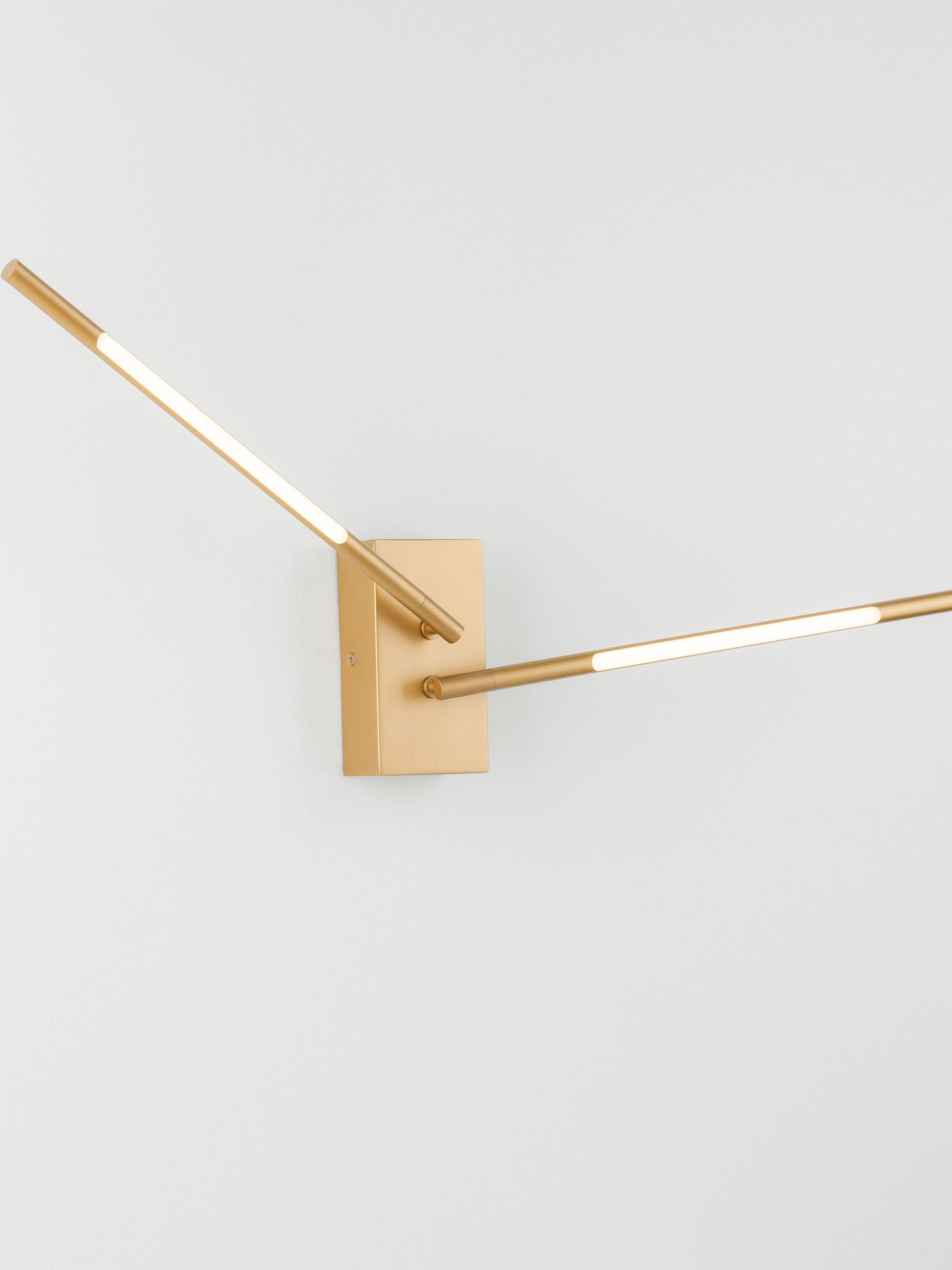 RACCIO | L 7.5 W 12 H 74 cm | 10 W | 3000 K | 532 lm | IP20 | Gold | Metal/Acrylic