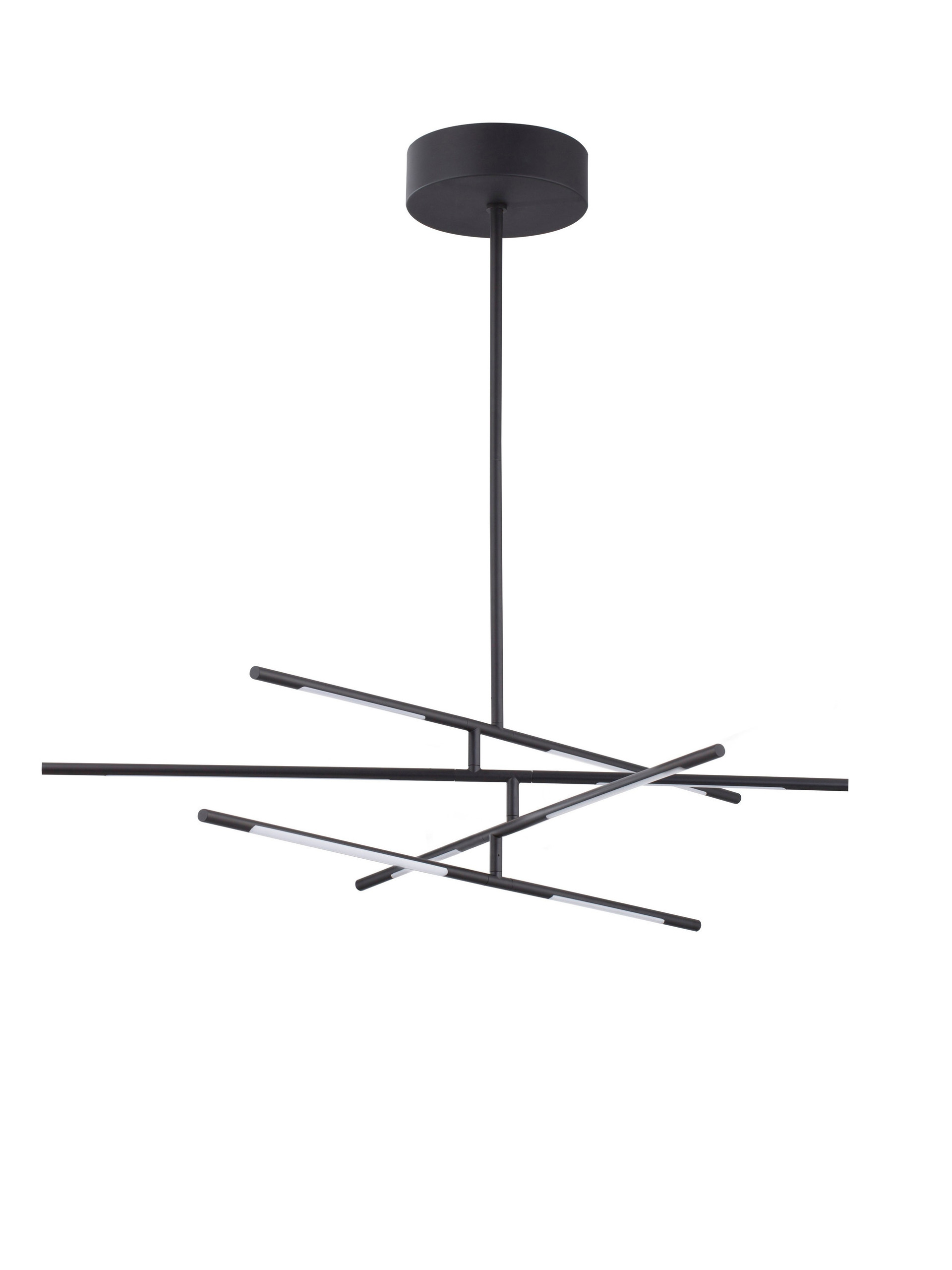 RACCIO | L 84 W 80 cm | 48 W | 3000 K | 3633 lm | IP20 | Black | Metal/Acrylic