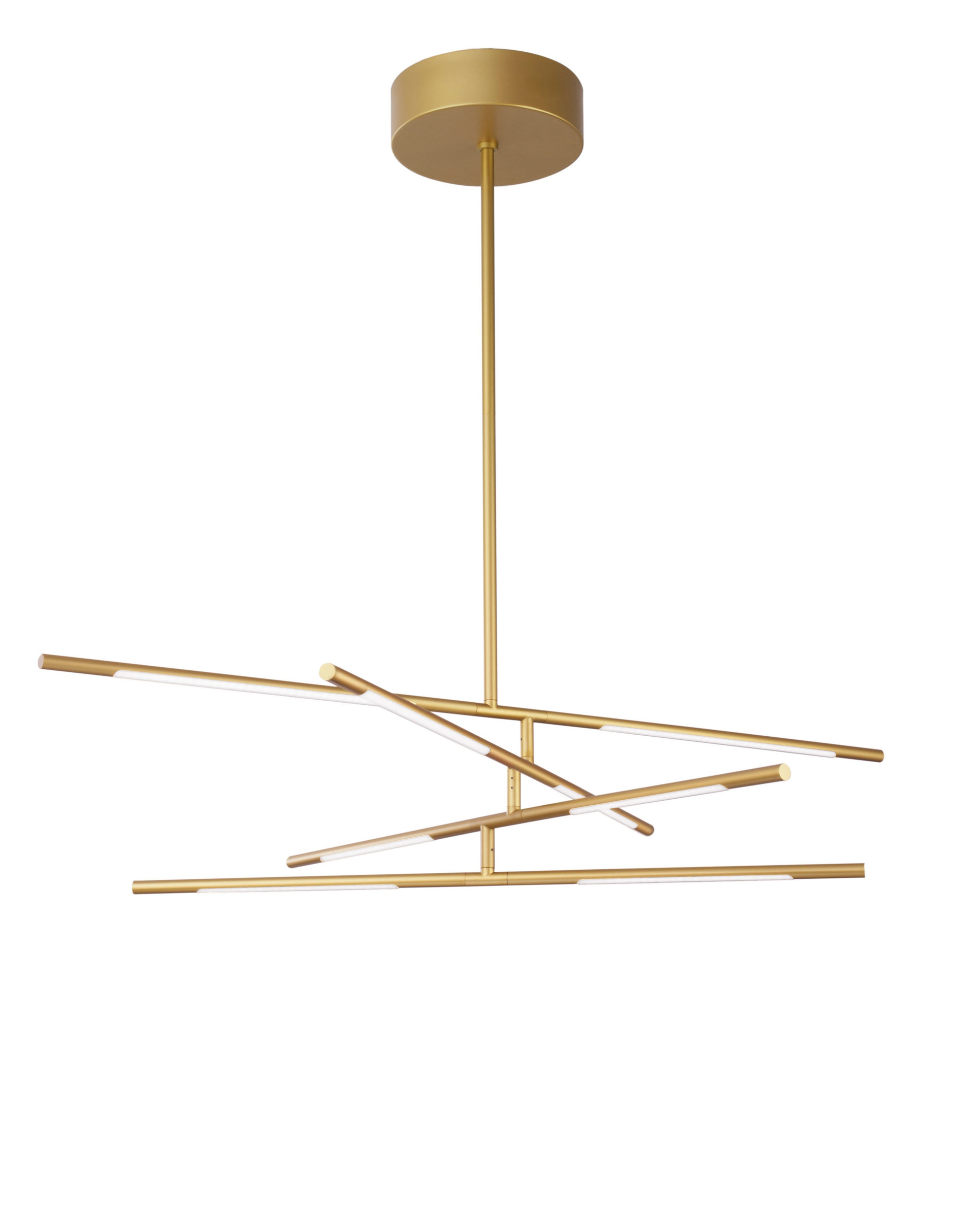 RACCIO | L 84 W 80 H 81 cm | 48 W | 3000 K | 3633 lm | IP20 | Brass Gold | Metal/Acrylic