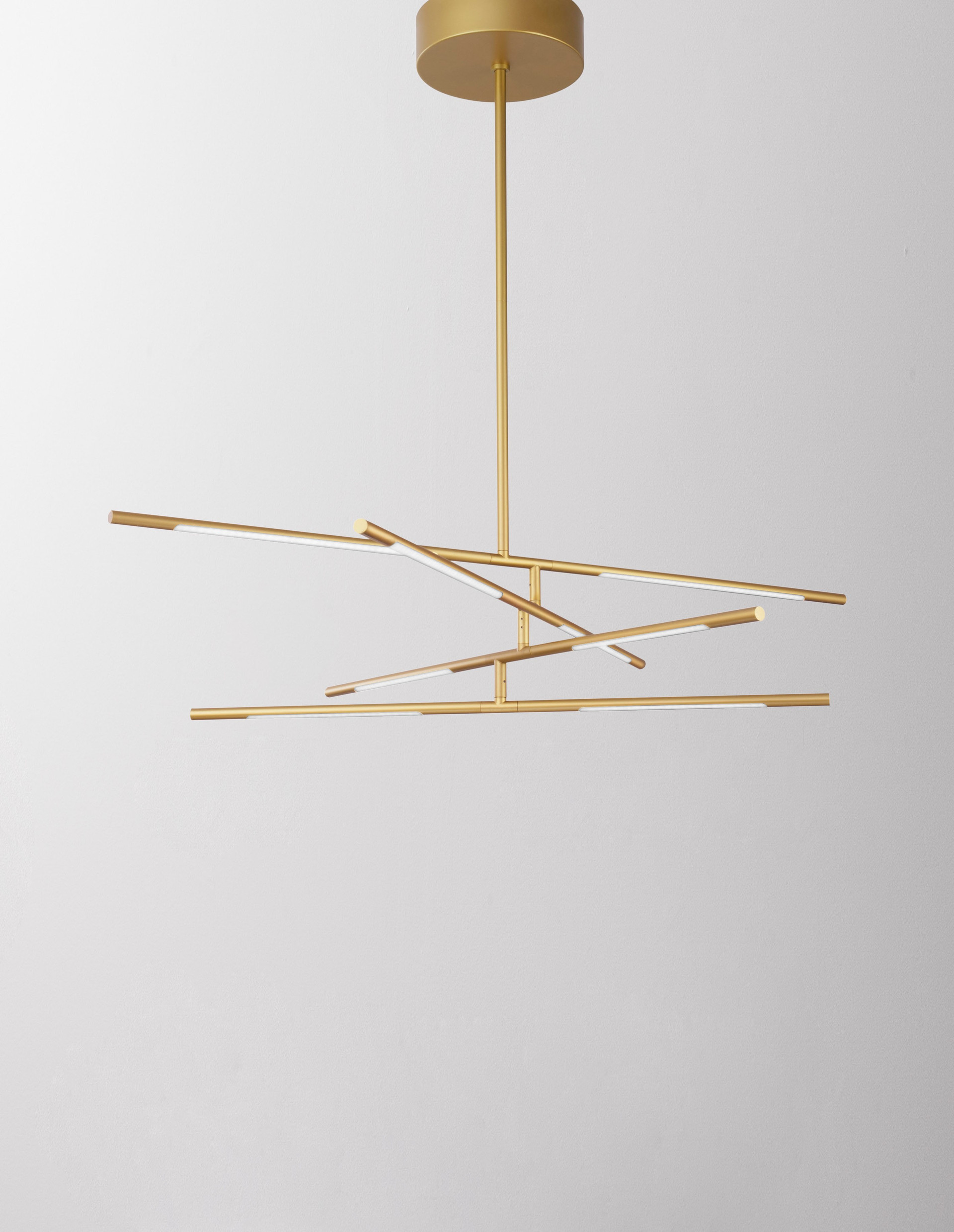 RACCIO | L 84 W 80 H 81 cm | 48 W | 3000 K | 3633 lm | IP20 | Brass Gold | Metal/Acrylic