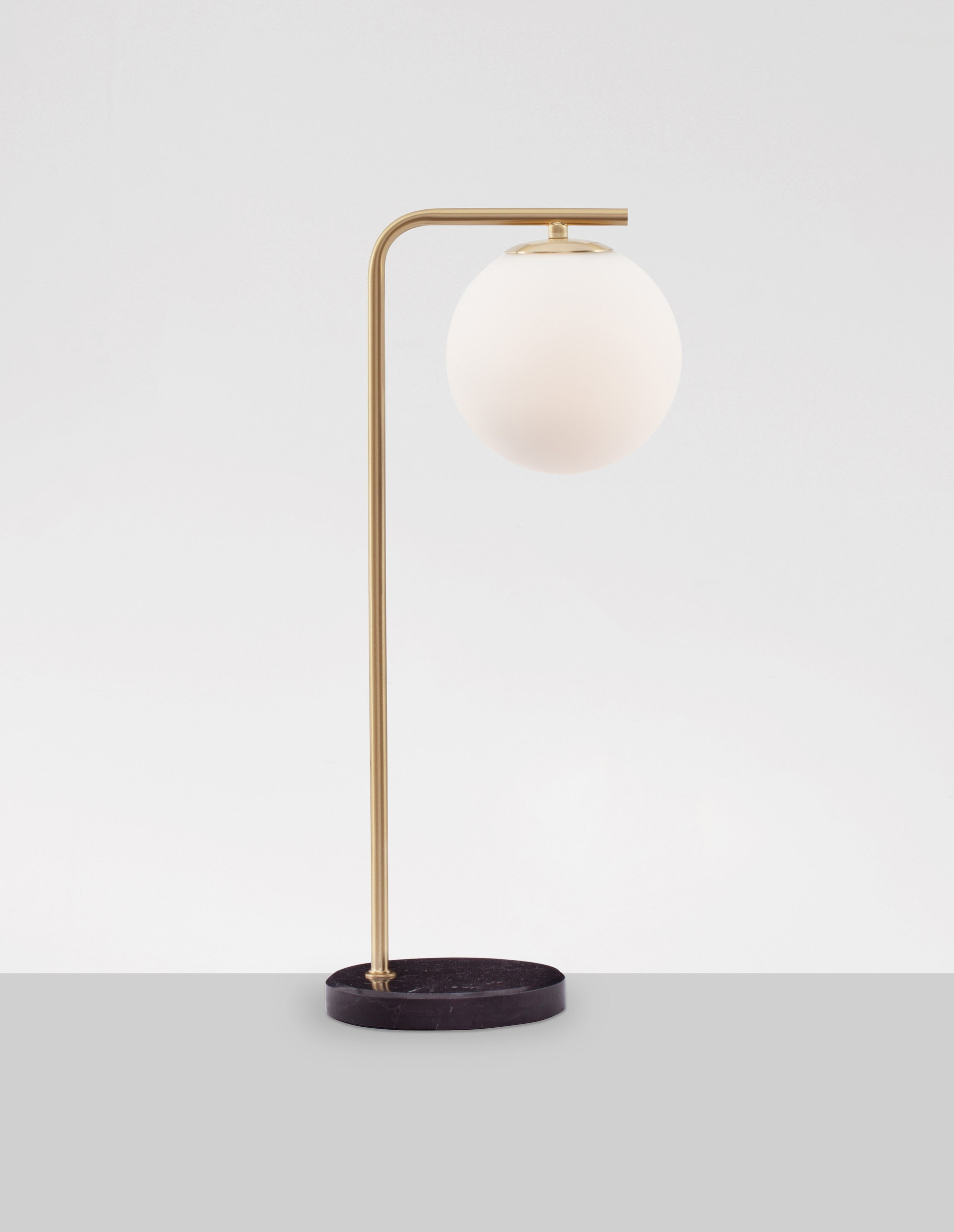 ALVAREZ | L 22 W 15 H 51 cm | 5 W | IP20 | Black/White/Gold | Glass/Metal/Marble