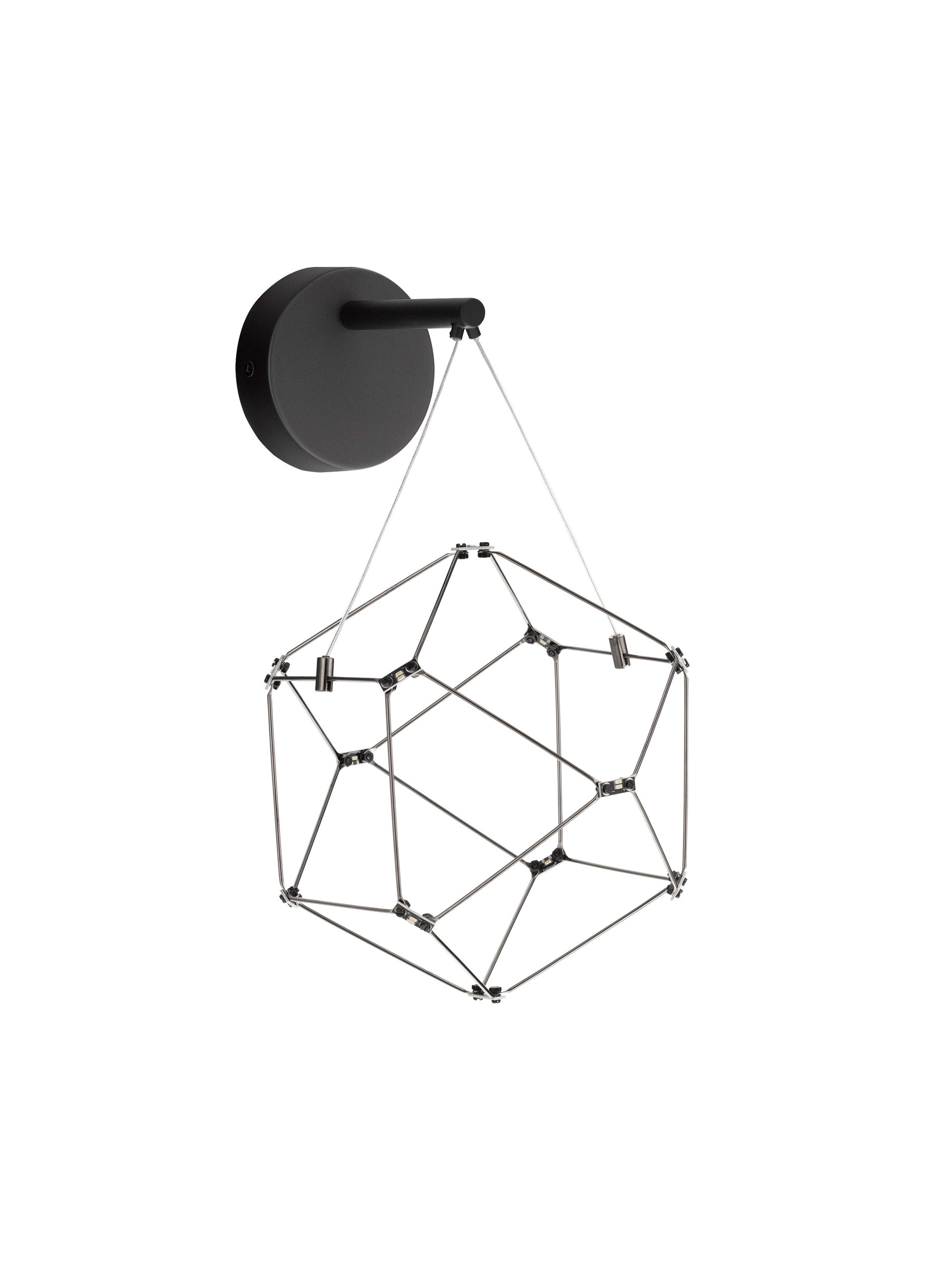 NEBULA | L 17 W 23.4 H 31 cm | 6 W | 3000 K | 345 lm | IP20 | Black | Aluminum