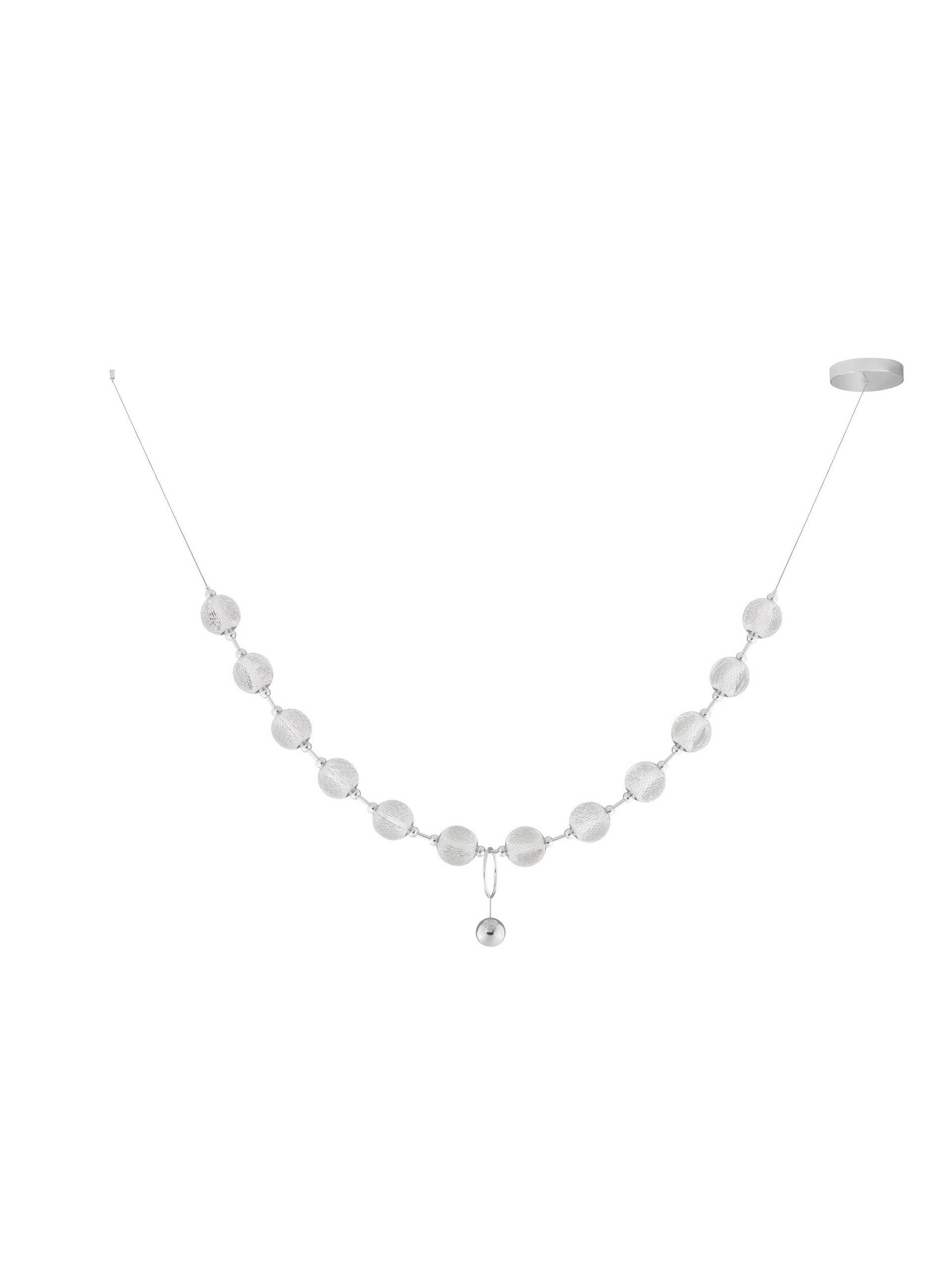 BRILLANTE | L 185 H 120 cm | 49 W | 3200 K | 3256 lm | IP20 | Chrome | Aluminum/Acrylic