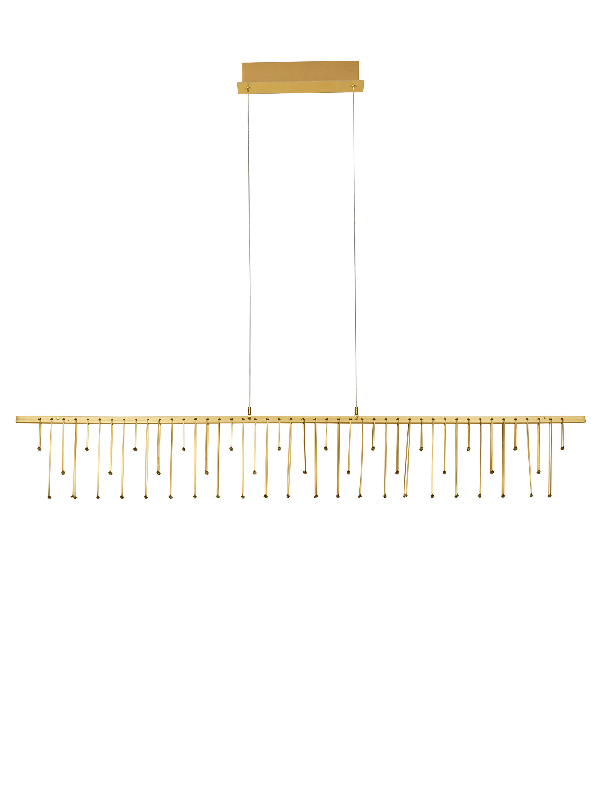 STELLAR | L 120 W 8 H 150 cm | 17 W | 3000 K | 1355 lm | IP20 | Gold | Aluminum/Copper