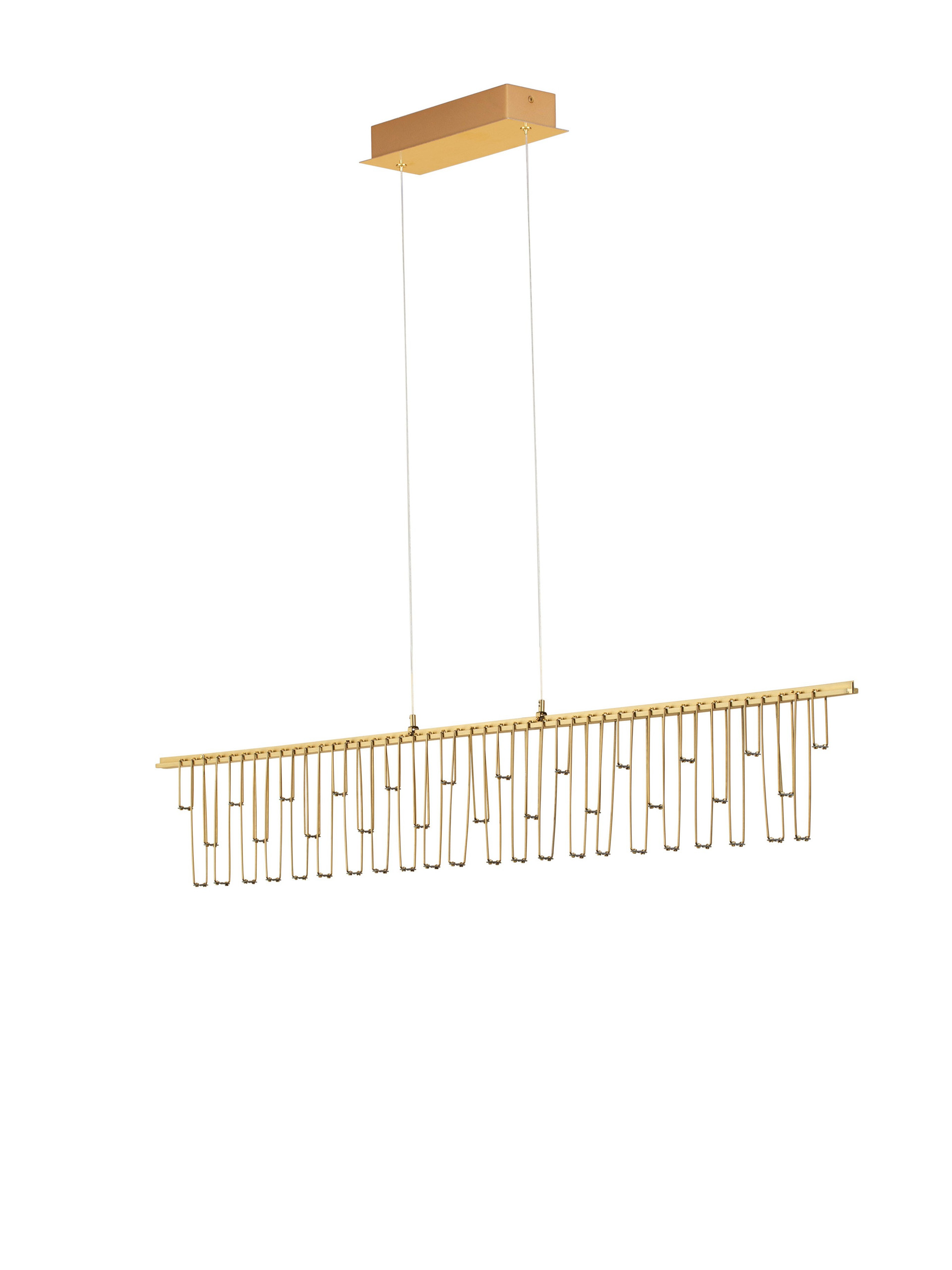 STELLAR | L 120 W 8 H 150 cm | 17 W | 3000 K | 1355 lm | IP20 | Gold | Aluminum/Copper