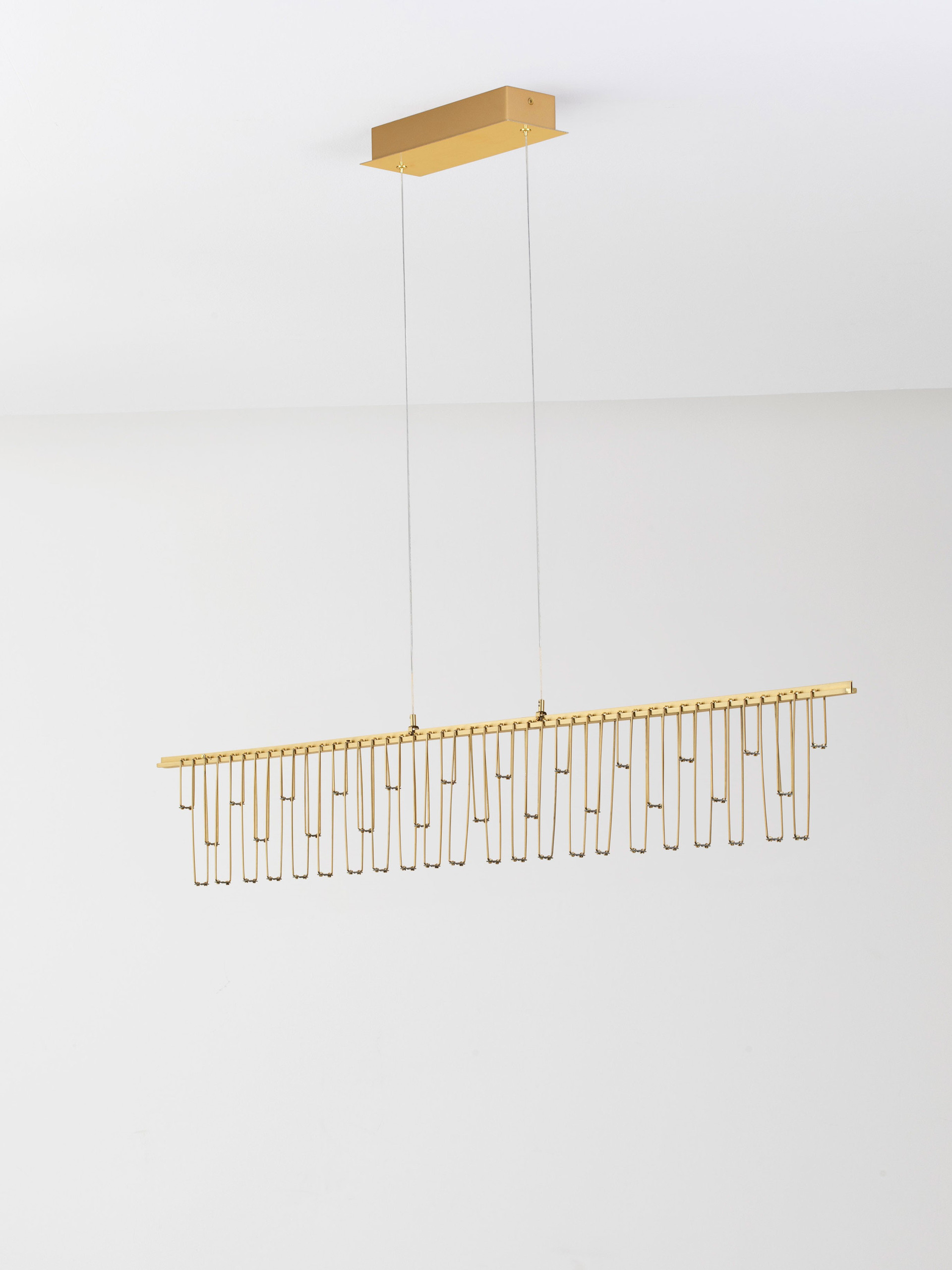 STELLAR | L 120 W 8 H 150 cm | 17 W | 3000 K | 1355 lm | IP20 | Gold | Aluminum/Copper