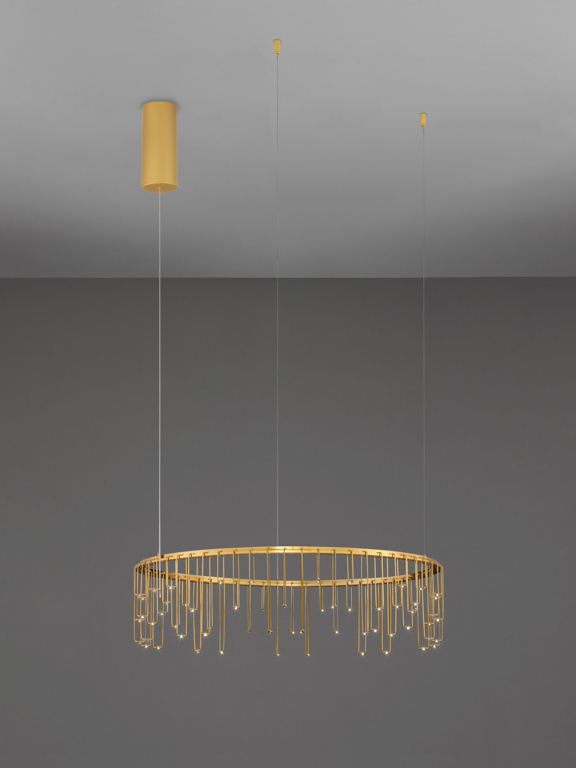 STELLAR | H 150 D 65 cm | 25 W | 3000 K | 1875 lm | IP20 | Gold | Aluminum/Copper