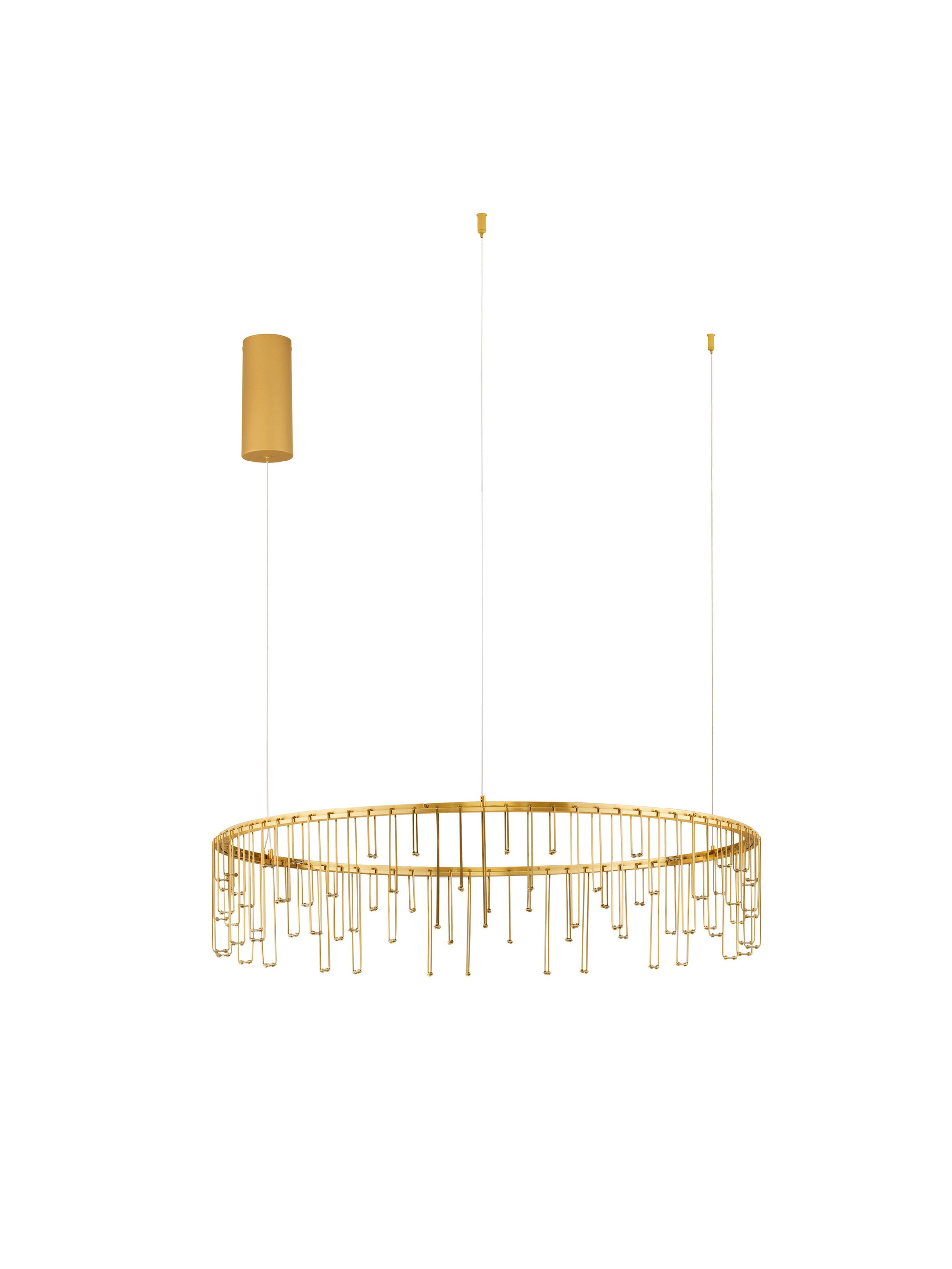 STELLAR | H 150 D 80 cm | 30 W | 3000 K | 2422 lm | IP20 | Gold | Aluminum/Copper