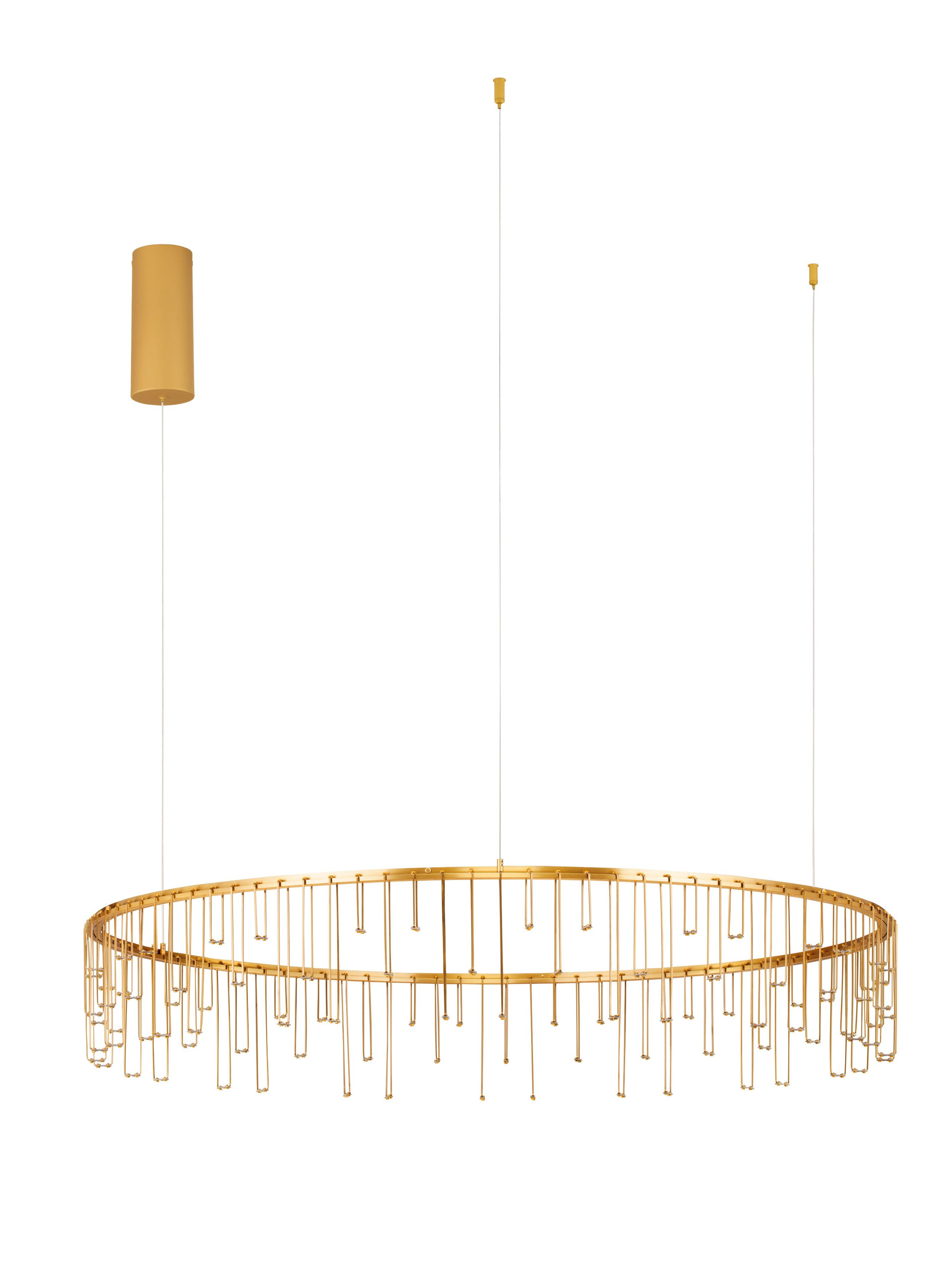 STELLAR | H 150 D 100 cm | 36 W | 3000 K | 3116 lm | IP20 | Gold | Aluminum/Copper