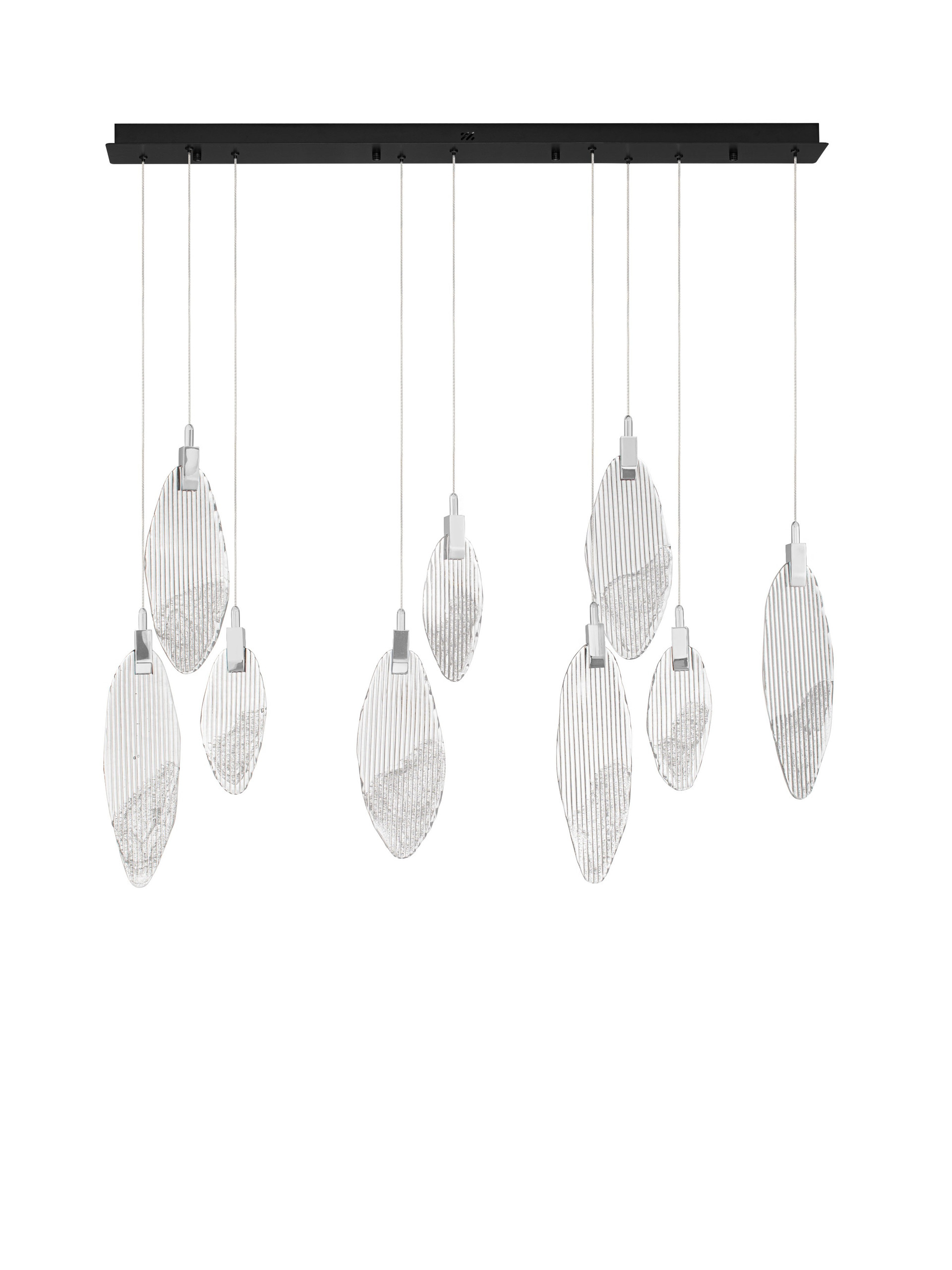 SERIQ | L 120 W 15 H 195 cm | 23 W | 3000 K | 668 lm | IP20 | Chrome | Steel/Glass