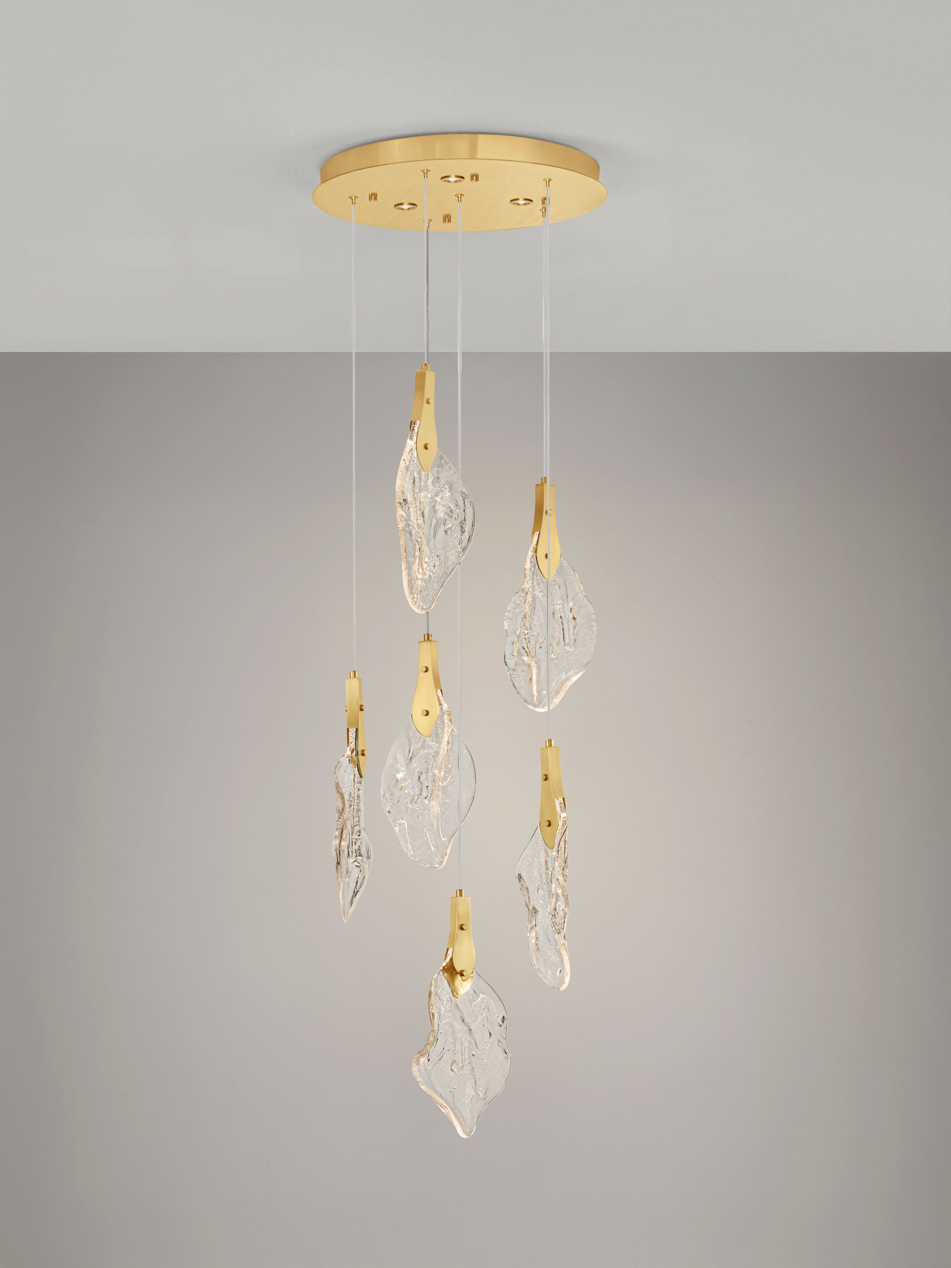 BELLINA | H 195 D 50 cm | 24 W | 3000 K | 812 lm | IP20 | Gold | Steel/Glass