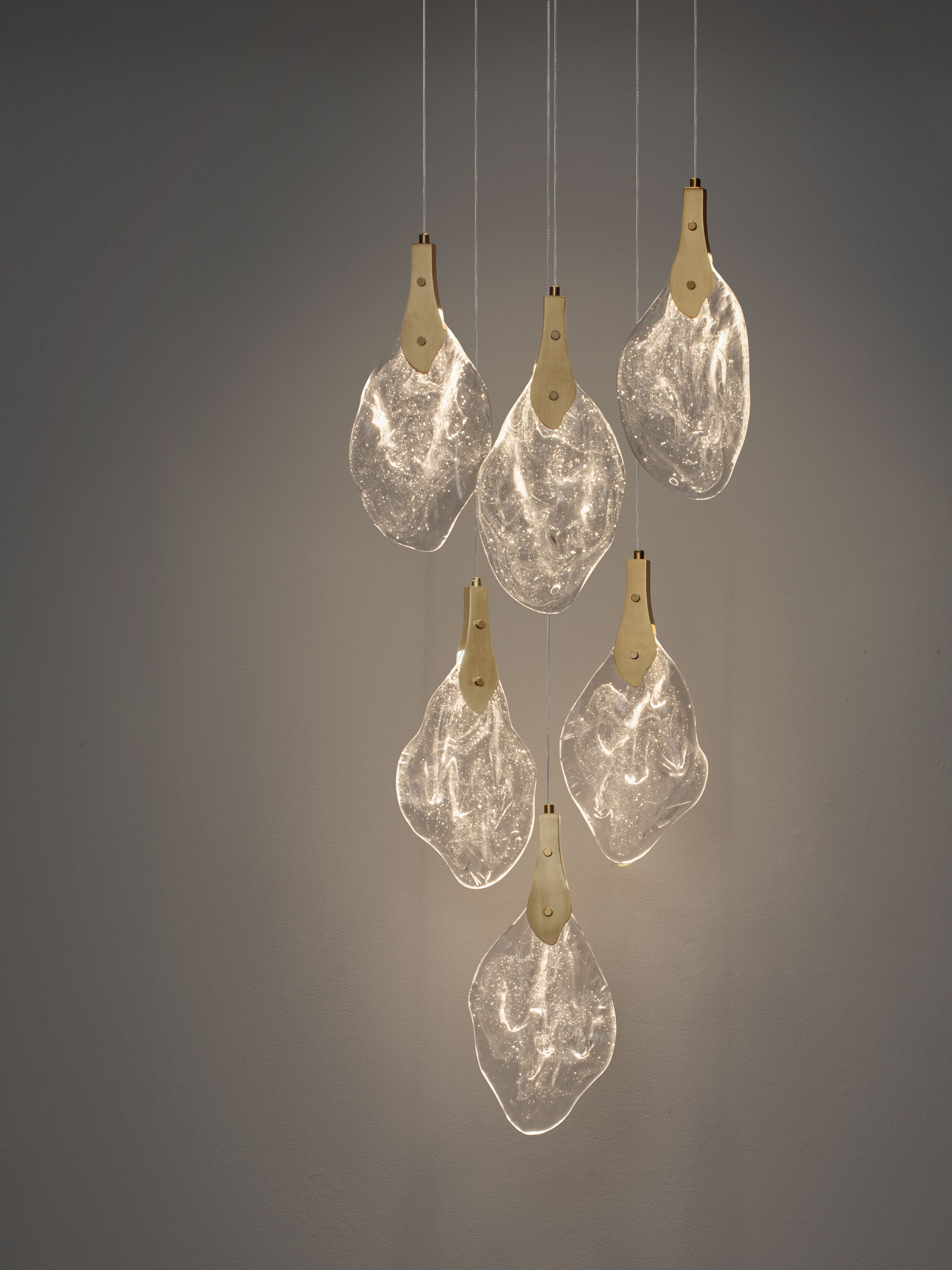BELLINA | H 195 D 50 cm | 24 W | 3000 K | 812 lm | IP20 | Gold | Steel/Glass