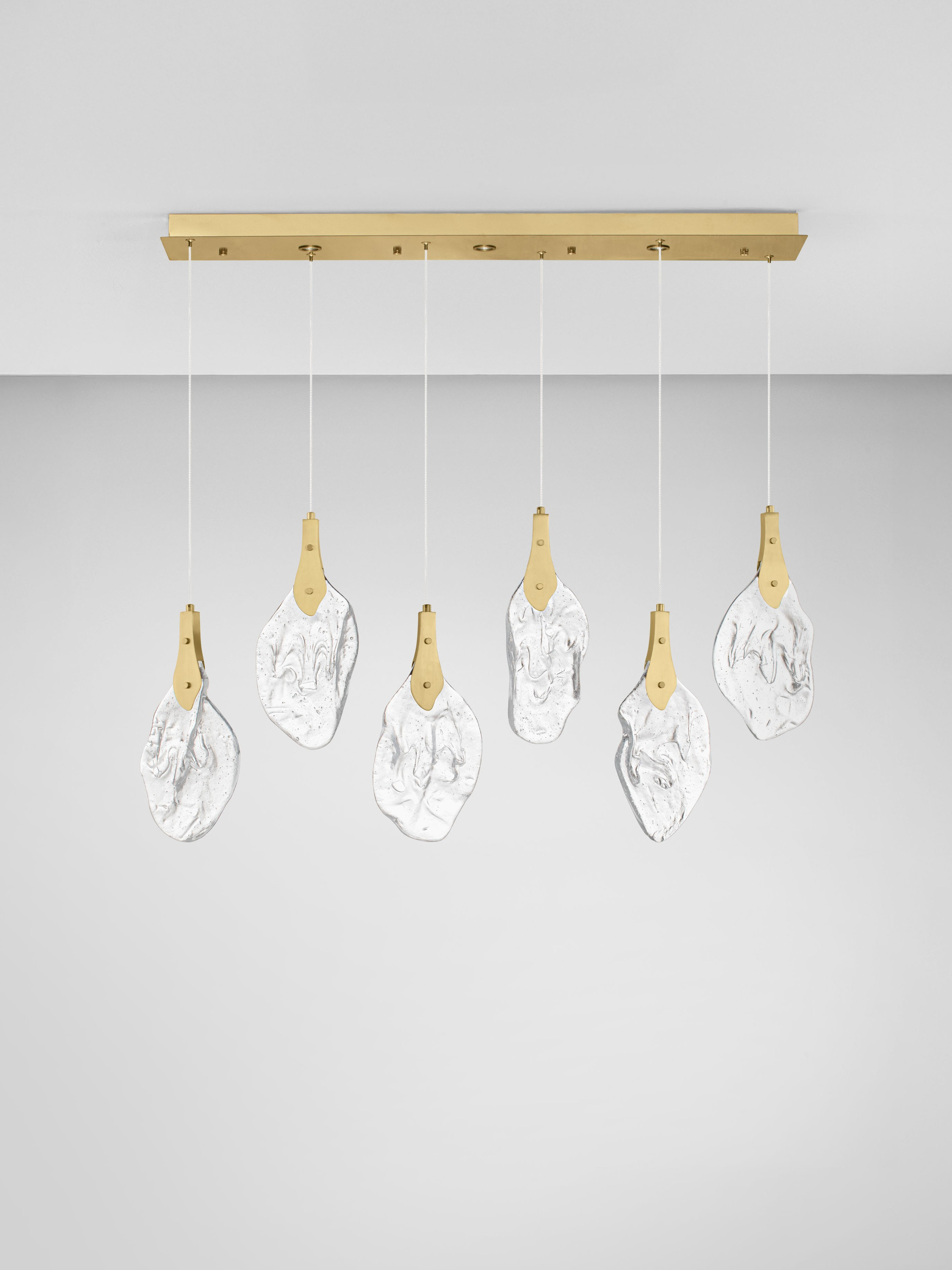 BELLINA | L 110 W 20 H 195 cm | 24 W | 3000 K | 812 lm | IP20 | Gold | Steel/Glass