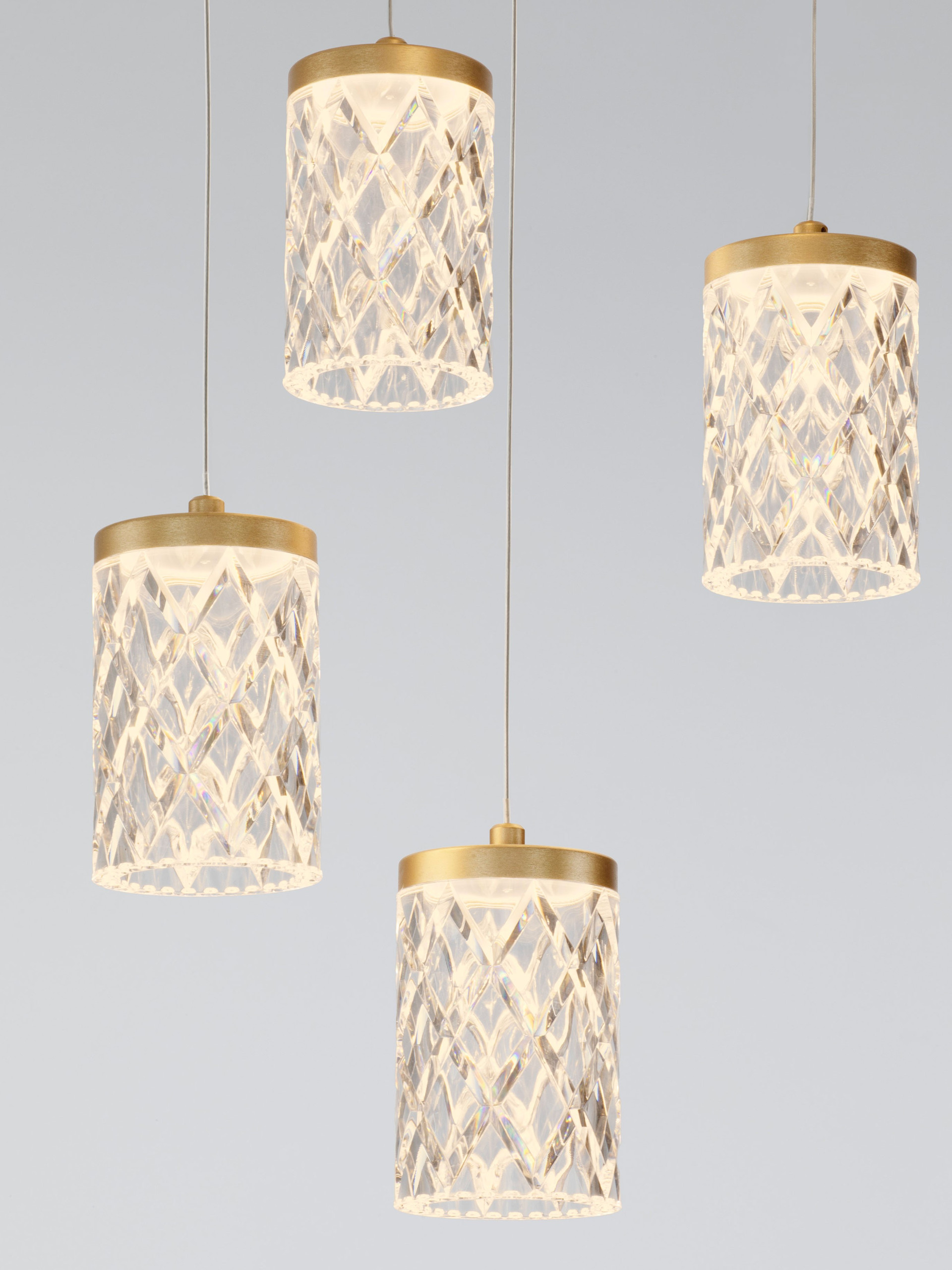 PHOS | H 150 D 33 cm | 28 W | 3000 K | 1792 lm | IP20 | Gold | Steel/Aluminum/Acrylic