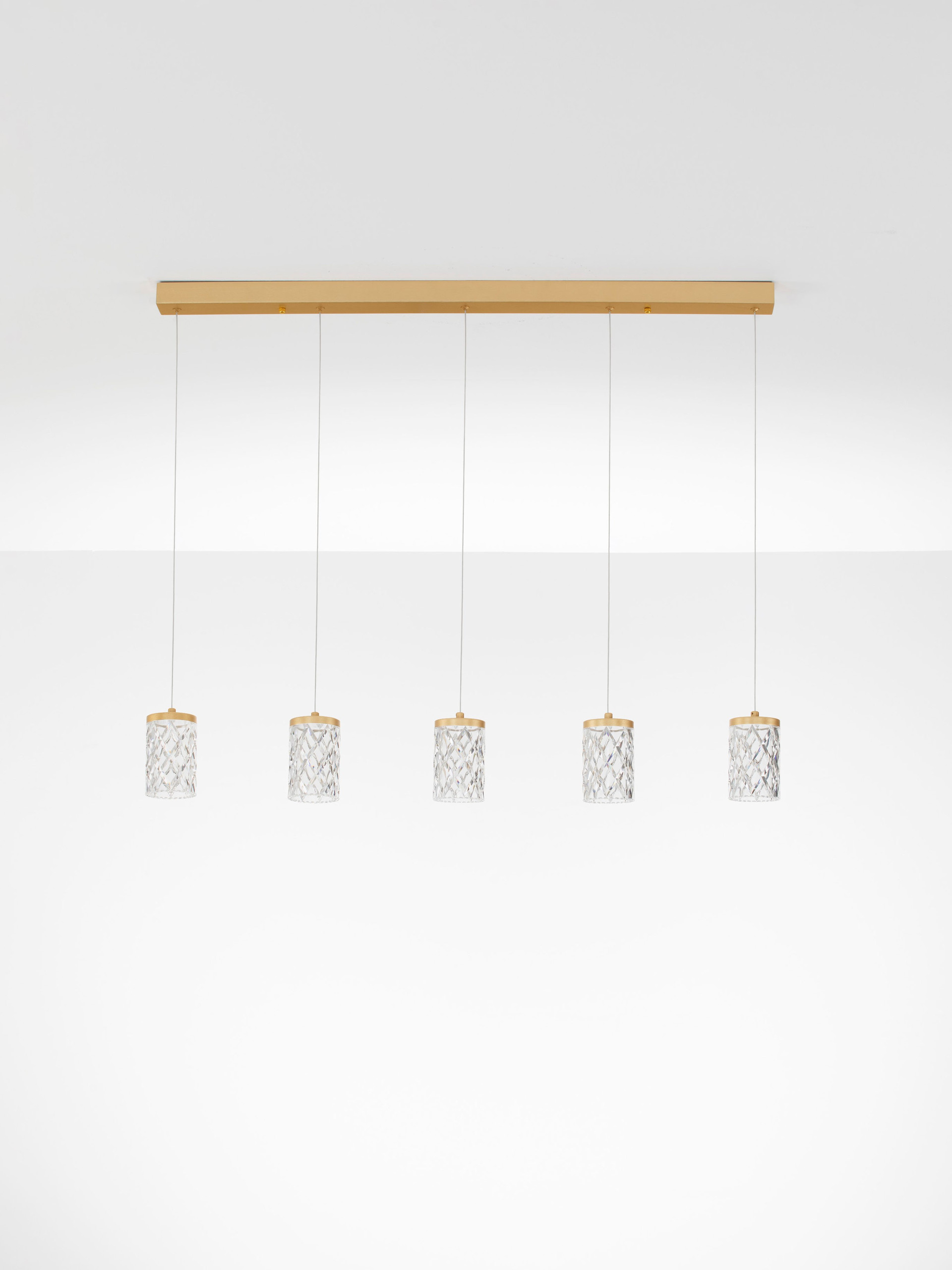 PHOS | L 100 W 8 H 120 cm | 28 W | 3000 K | 1792 lm | IP20 | Gold | Steel/Aluminum/Acrylic