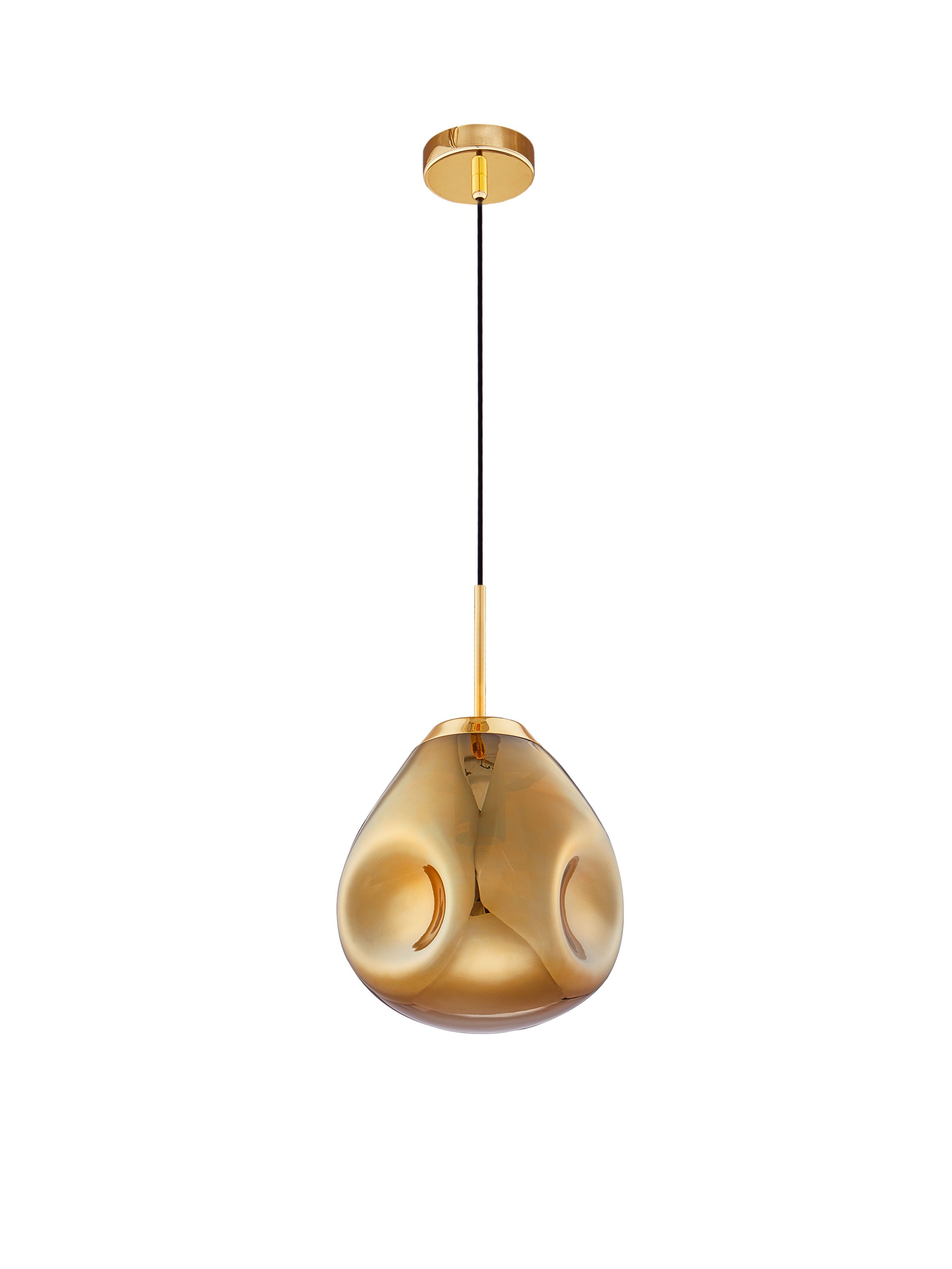 LAVA | H 120 D 25 cm | 12 W | IP20 | Gold | Glass/Metal