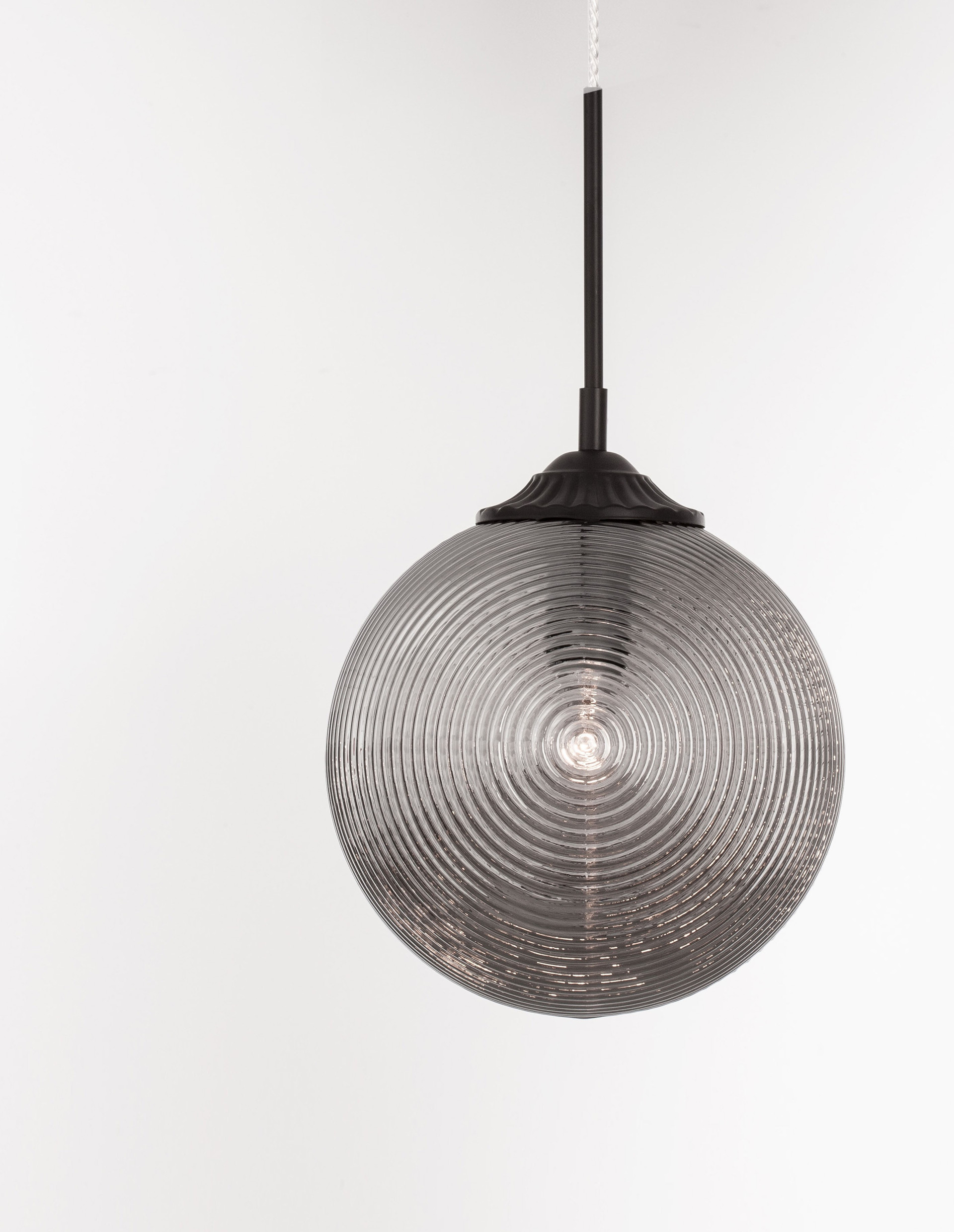 ATHENA | H 120 D 25 cm | 12 W | IP20 | Black/Gray | Glass/Metal