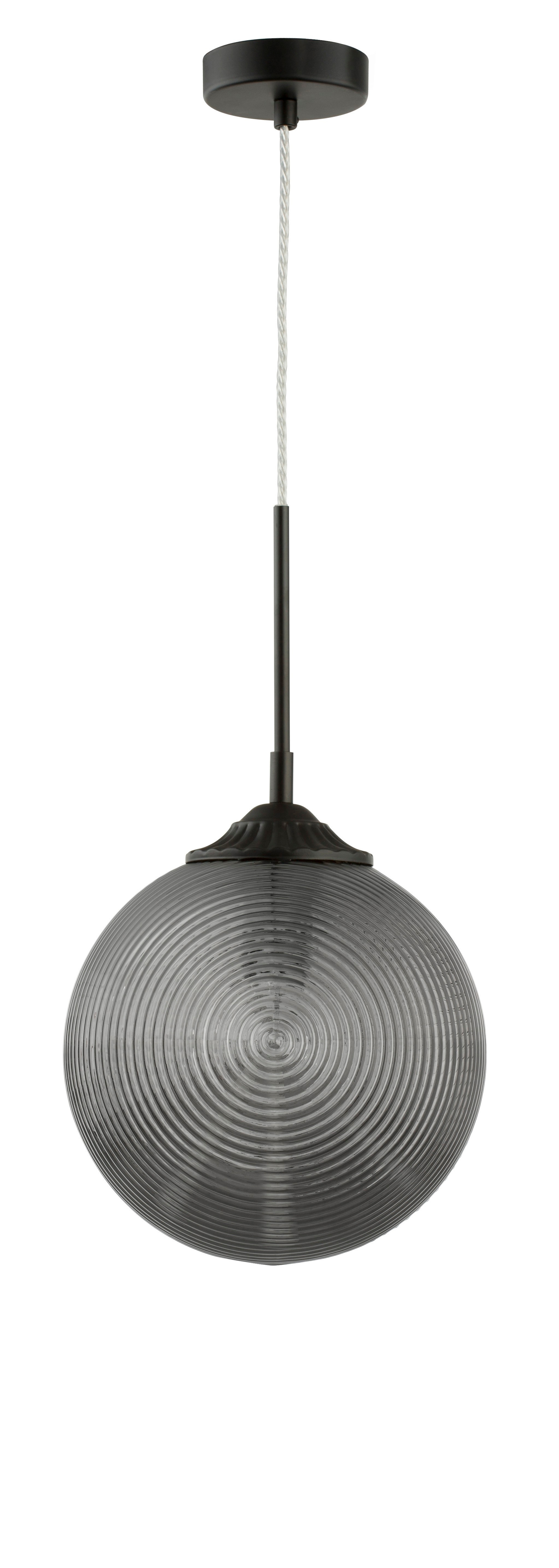 ATHENA | H 120 D 25 cm | 12 W | IP20 | Black/Gray | Glass/Metal