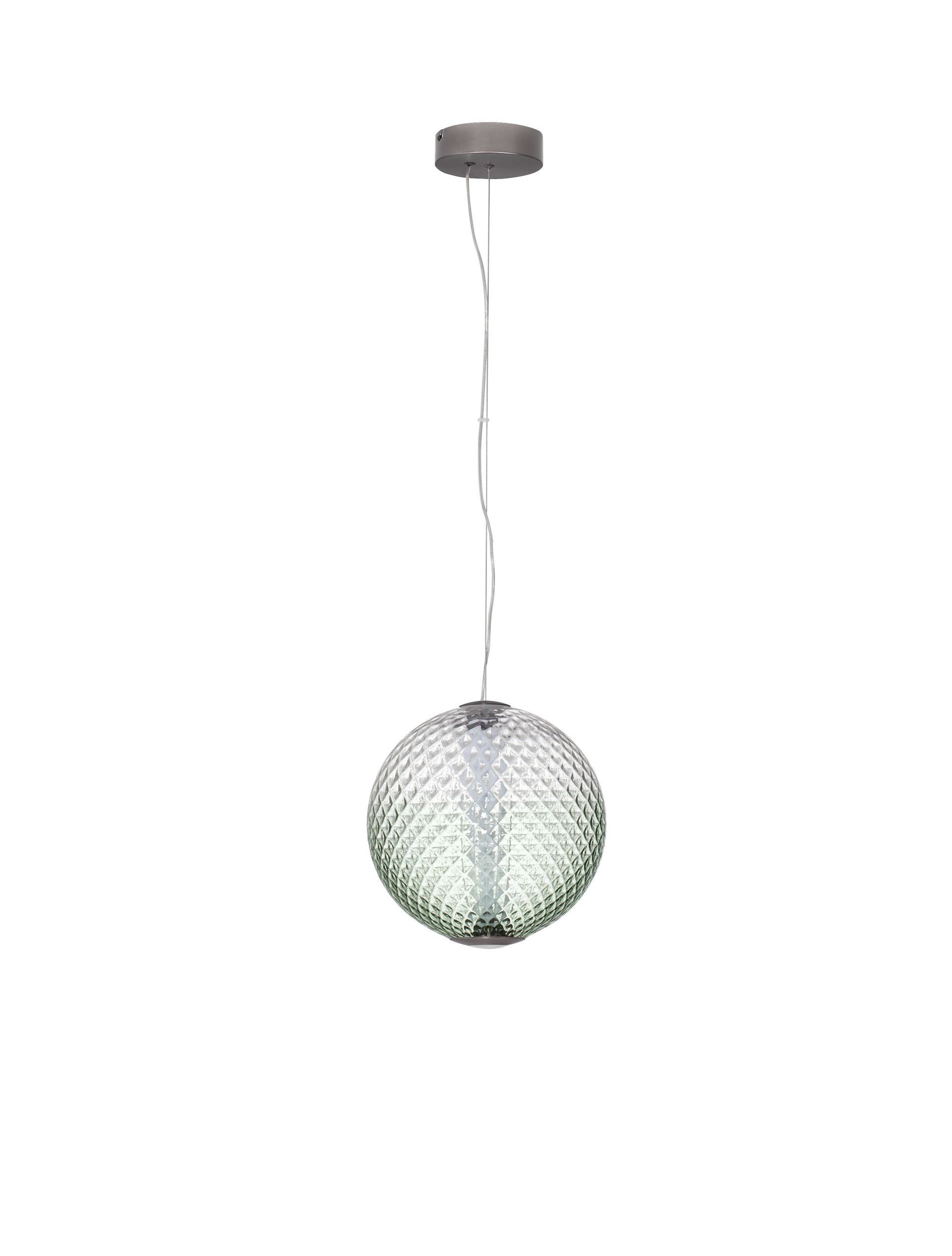 AORA | H 235 D 30 cm | 20 W | 3000 K | 1100 lm | IP20 | Gray | Glass/Metal