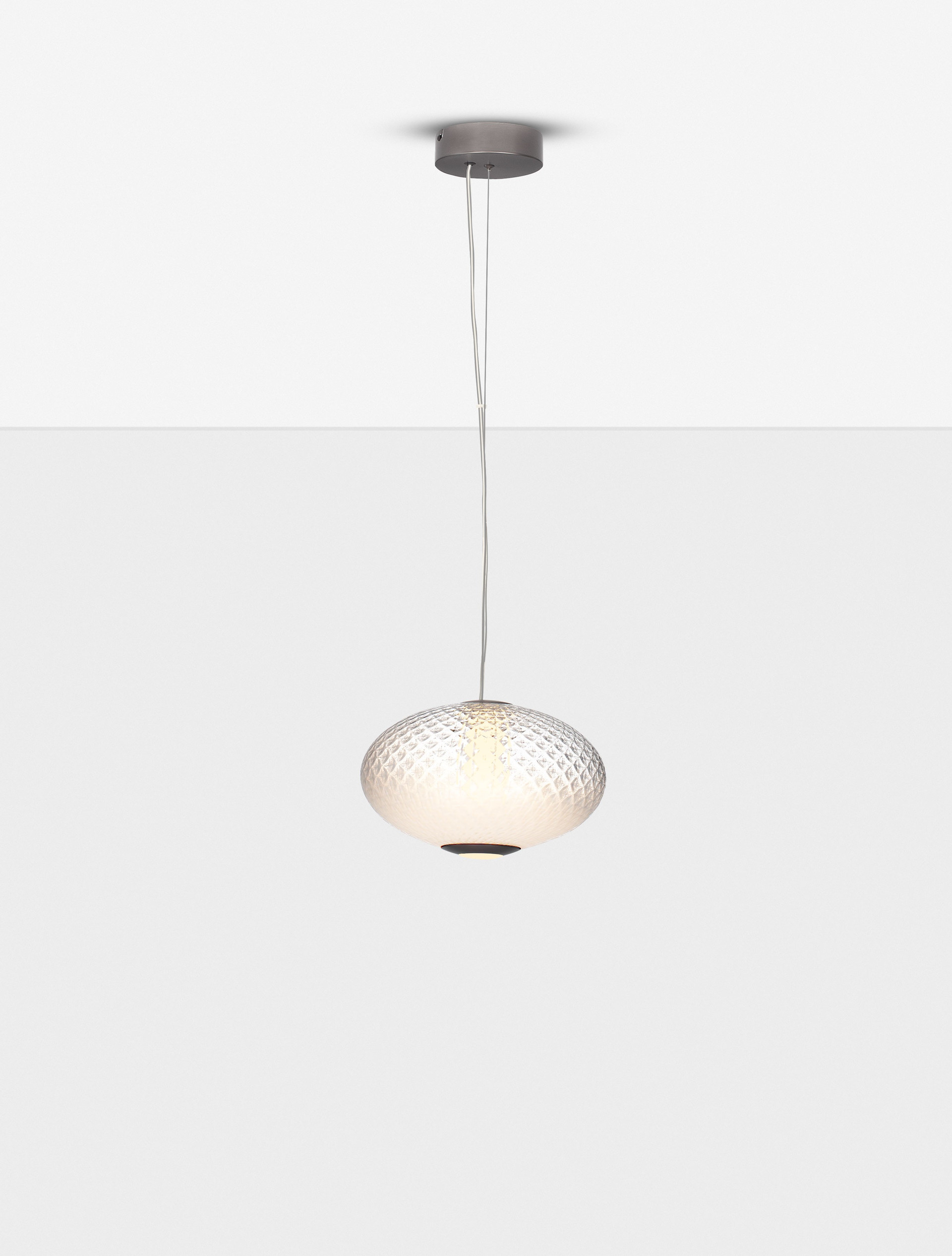 AORA | H 224 D 30 cm | 12 W | 3000 K | 660 lm | IP20 | Gray | Glass/Metal