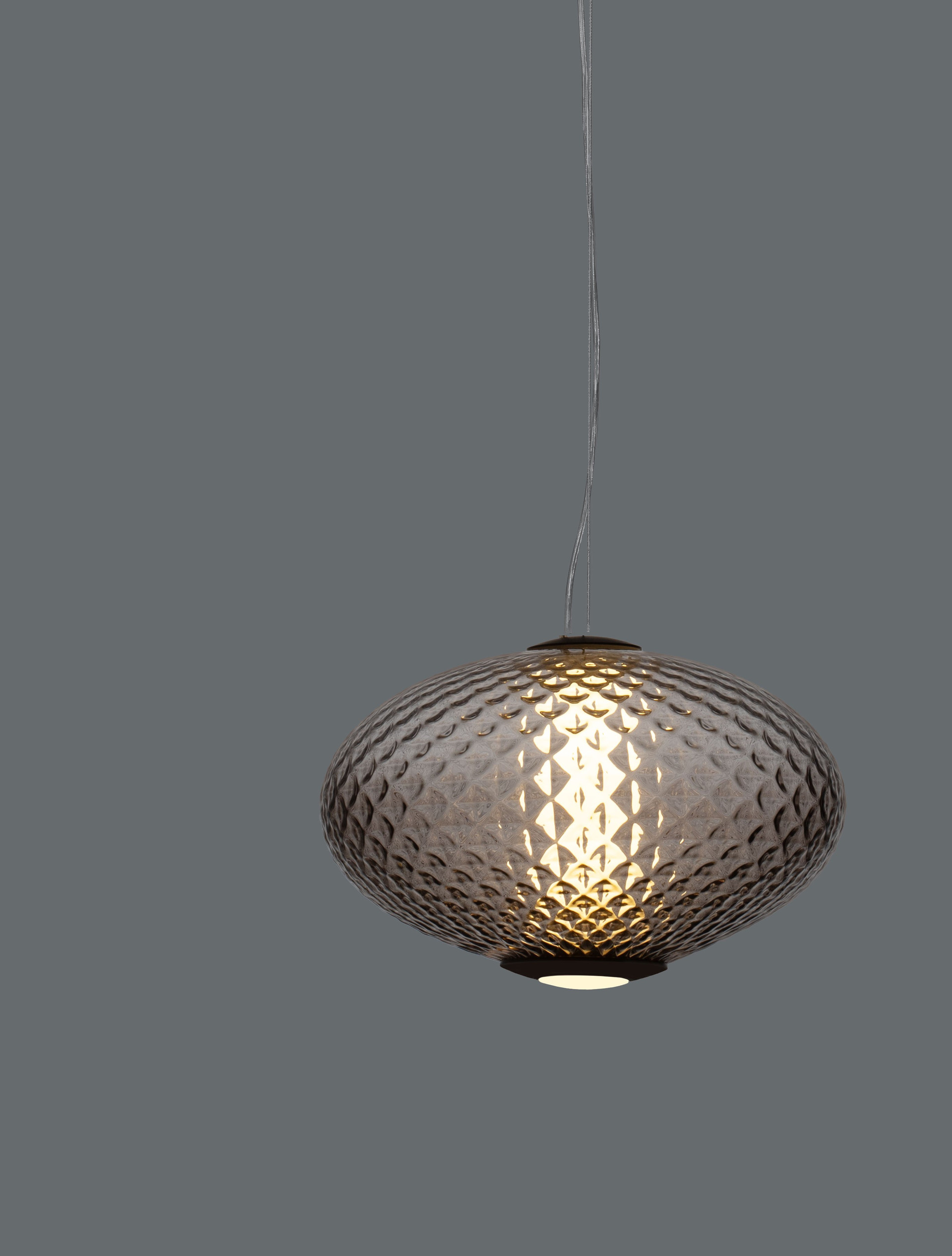 AORA | H 224 D 30 cm | 12 W | 3000 K | 660 lm | IP20 | Gray | Glass/Metal