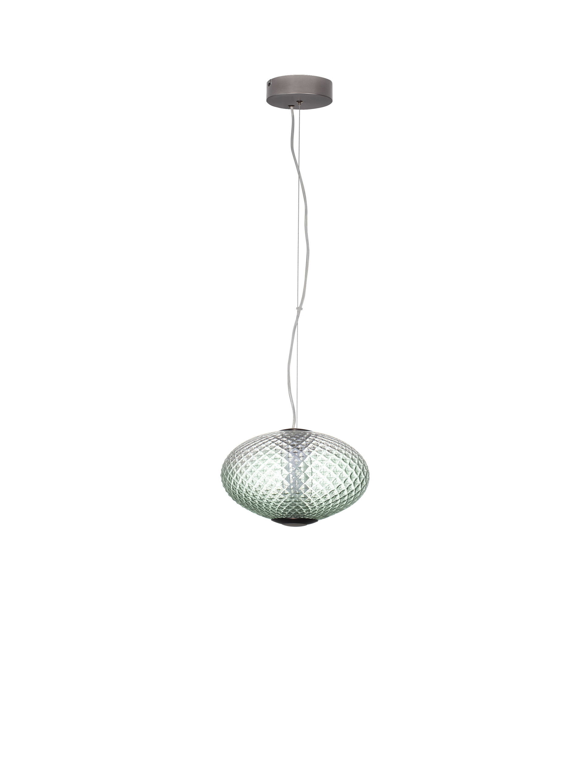 AORA | H 224 D 30 cm | 12 W | 3000 K | 660 lm | IP20 | Gray | Glass/Metal