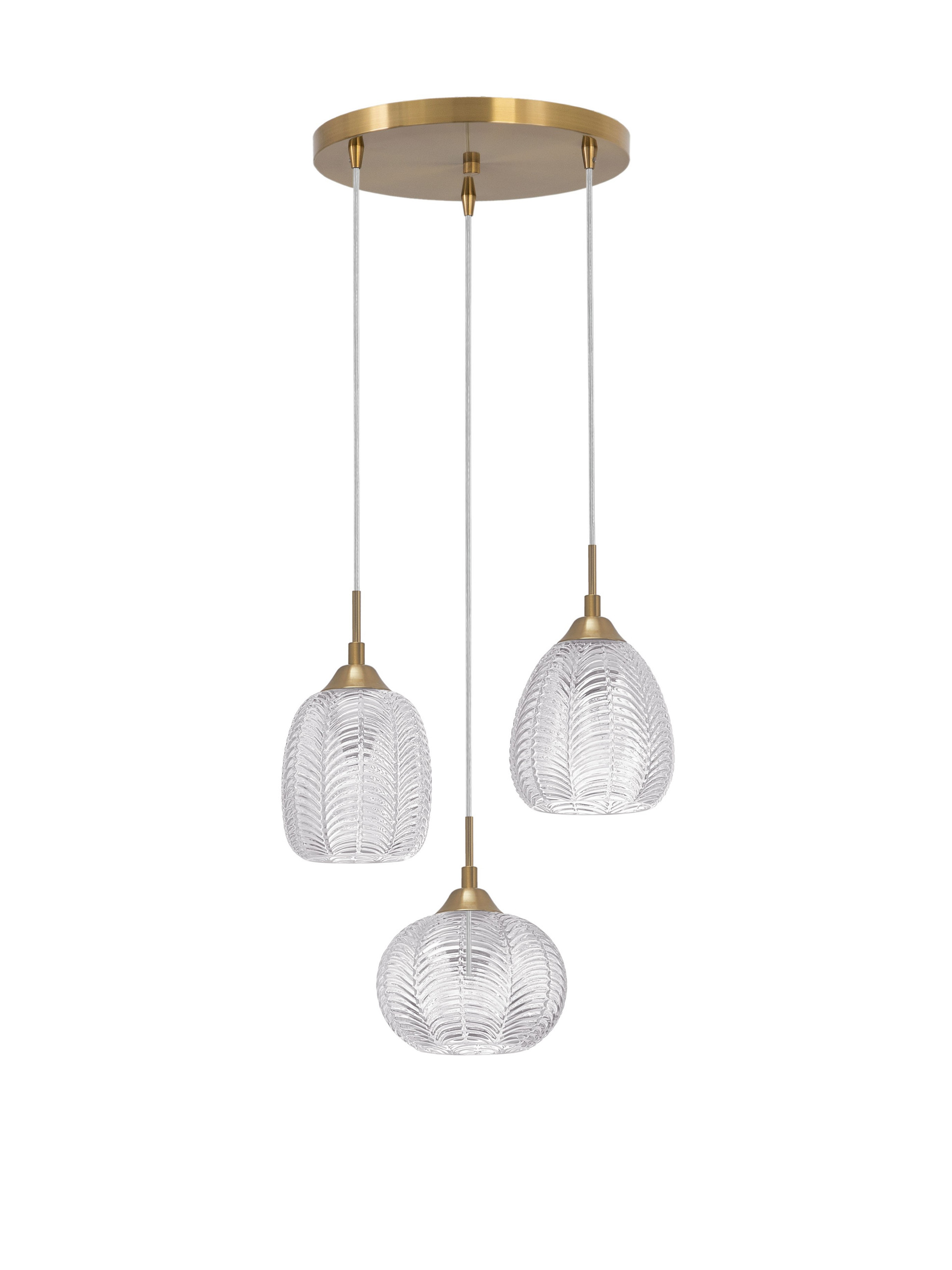 VARIO | H 120 D 40.5 cm | 36 W | IP20 | Gold/Clear | Glass/Metal