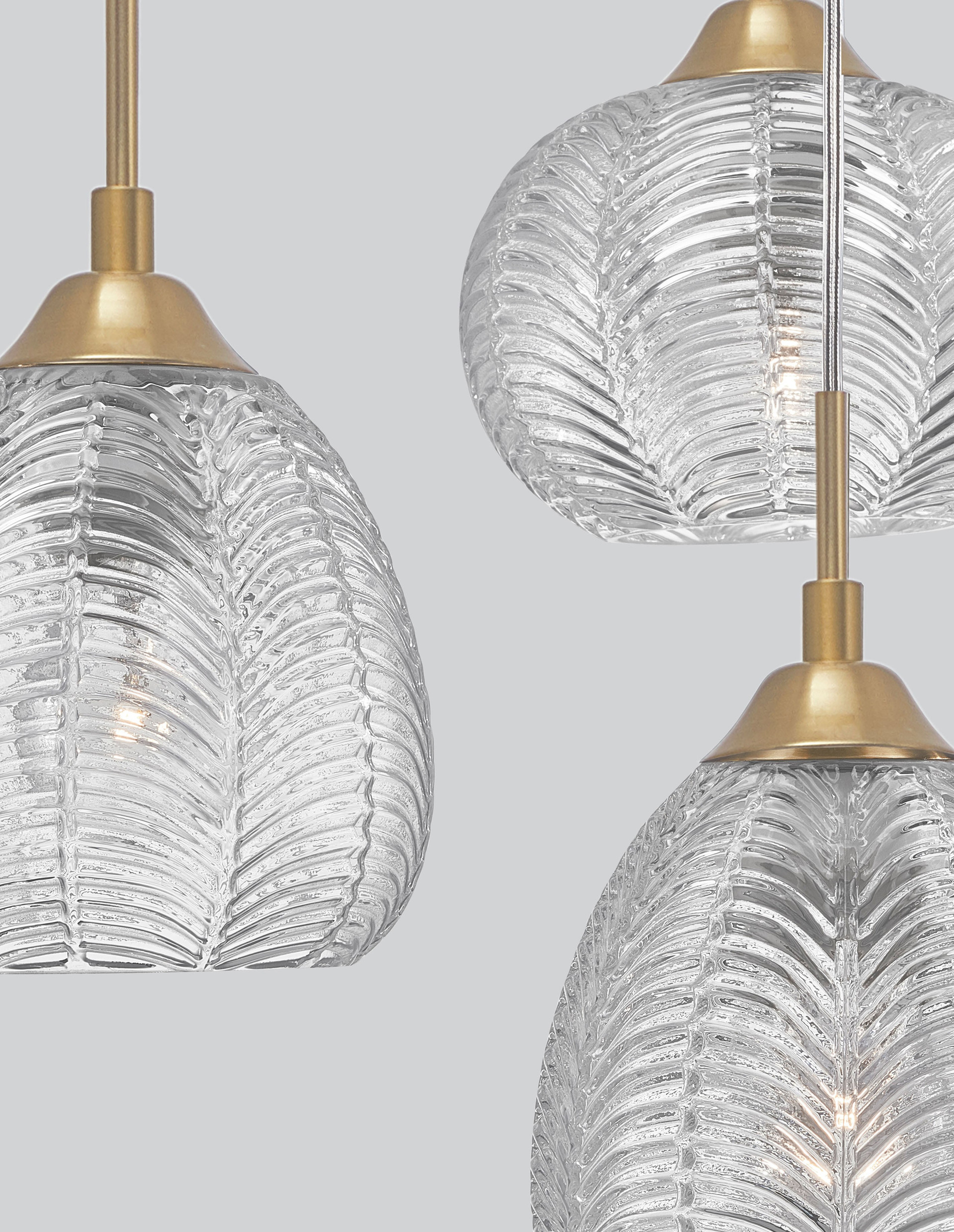 VARIO | H 120 D 40.5 cm | 36 W | IP20 | Gold/Clear | Glass/Metal
