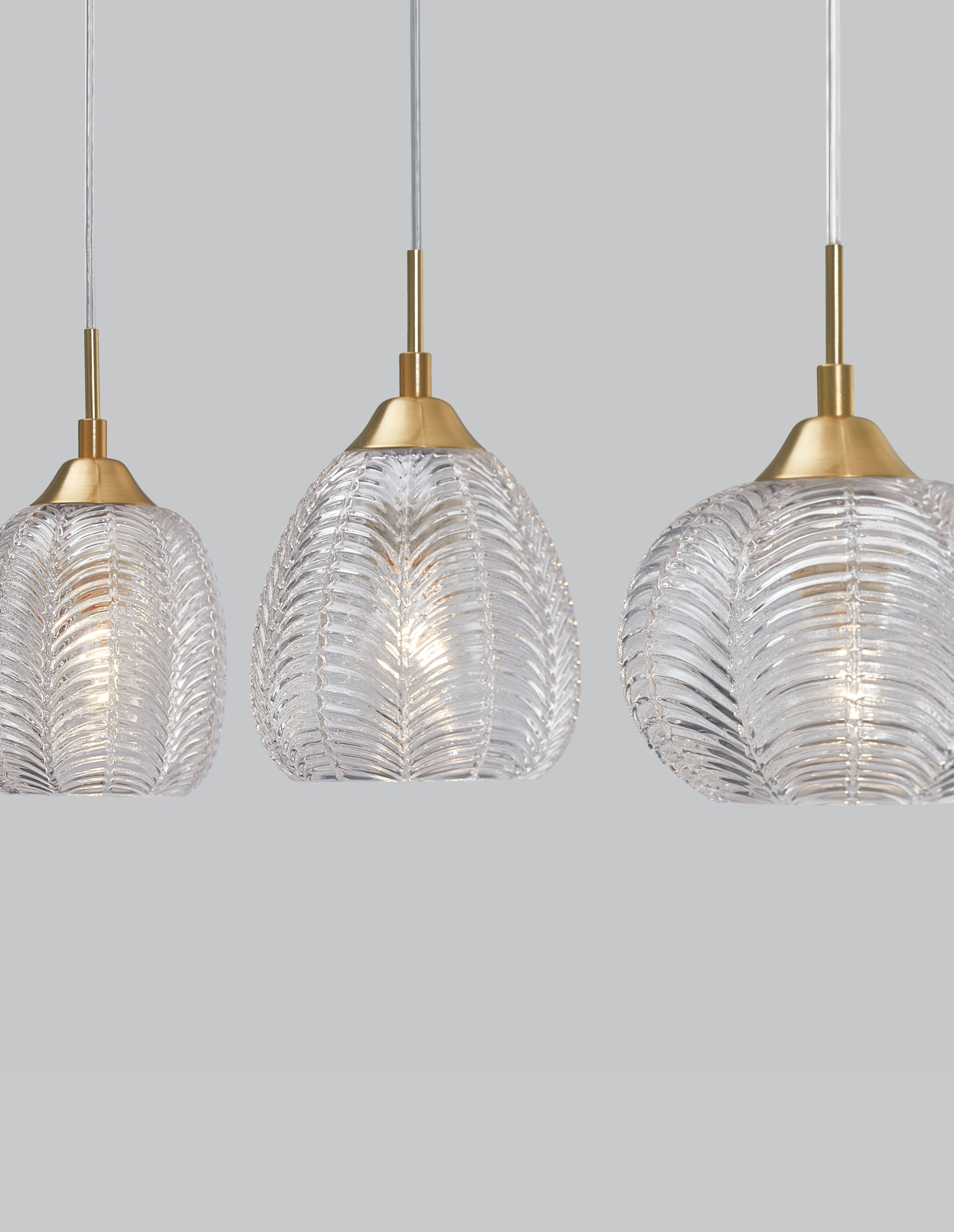 VARIO | L 76 W 18 H 120 cm | 36 W | IP20 | Gold/Clear | Glass/Metal