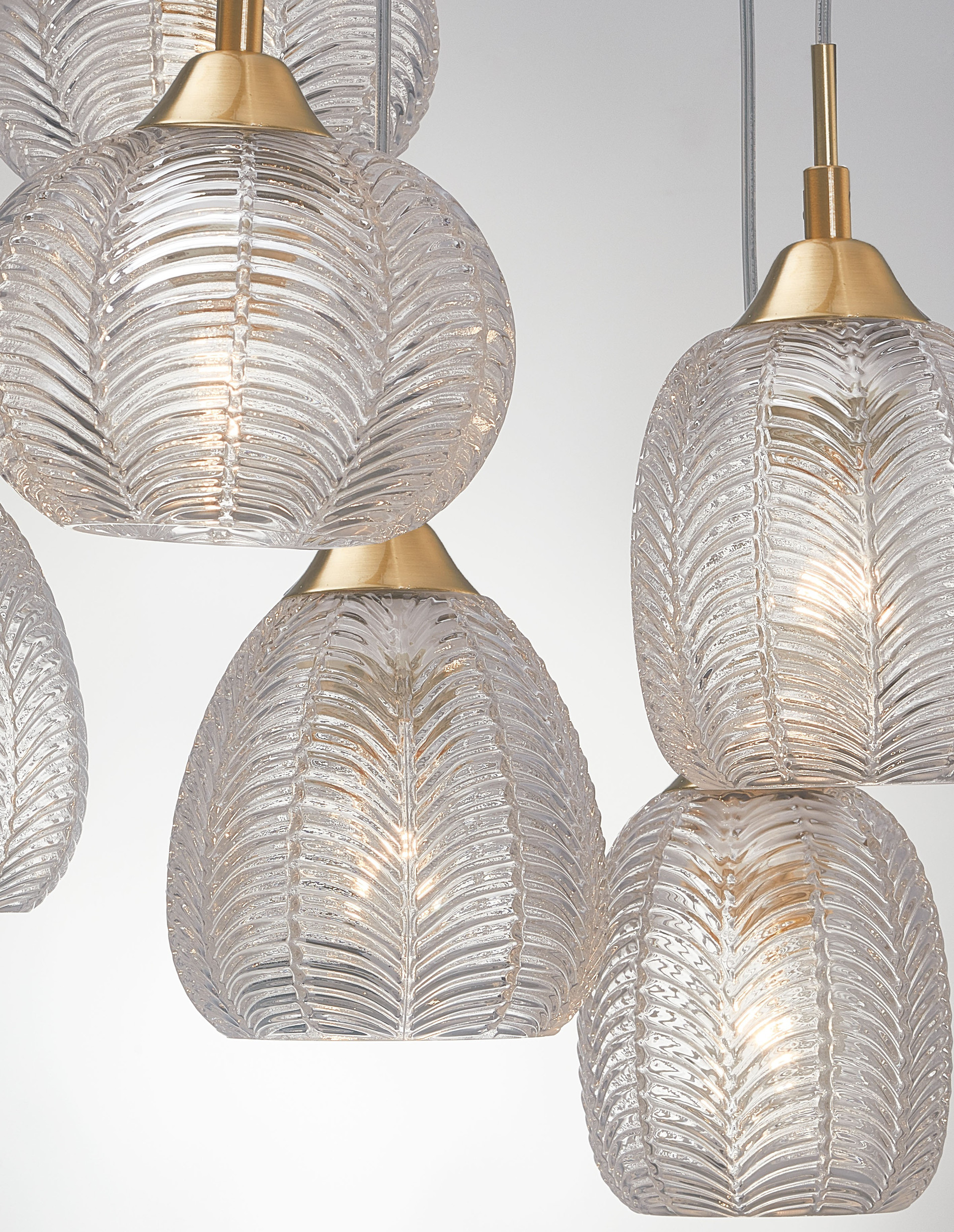 VARIO | H 120 D 53 cm | 72 W | IP20 | Gold/Clear | Glass/Metal