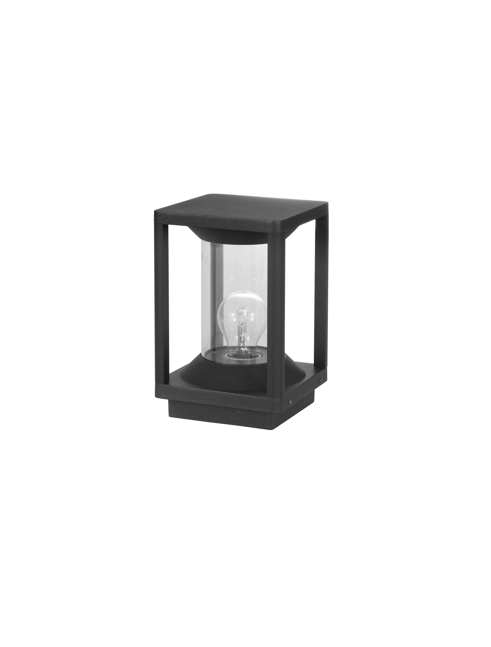 LOEVE | L 14.5 W 14.5 H 22 cm | 12 W | IP65 | Black | Aluminum