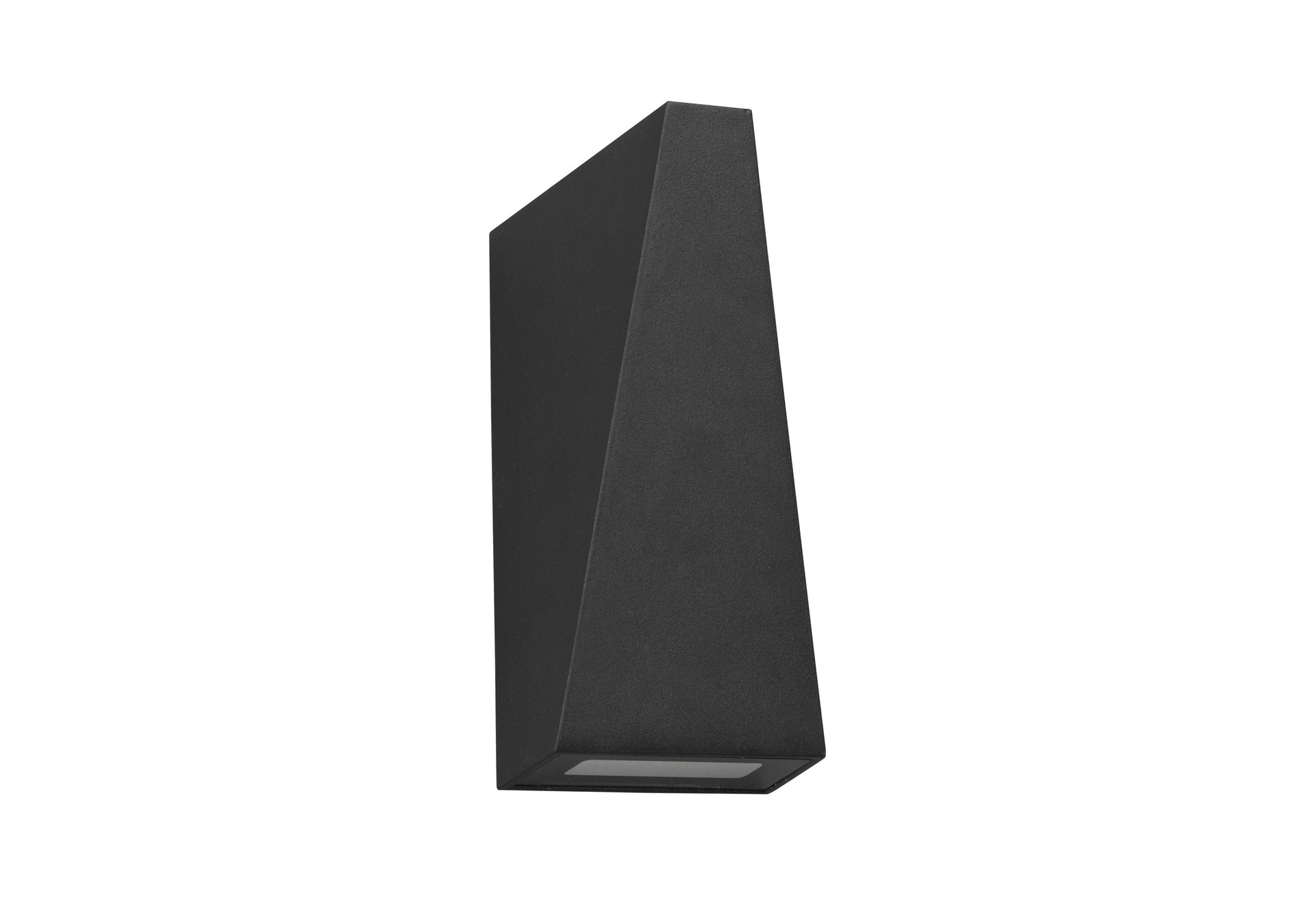 MILEY | L 7.4 W 7.4 H 13.6 cm | 7 W | 3000 K | 397 lm | IP54 | Schwarz | Aluminium