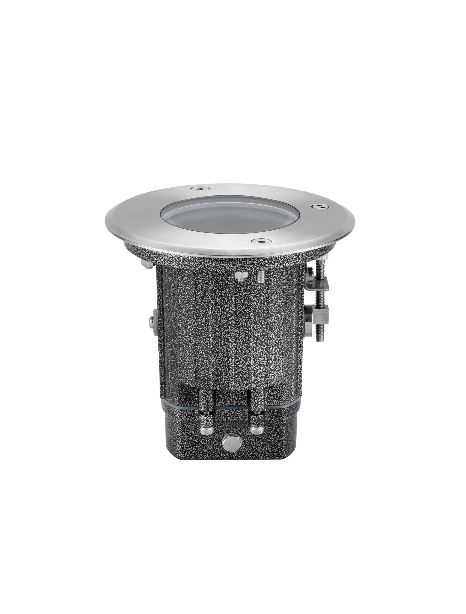 Narrow S30-6W-A38 | L 15 W 15 H 16.5 cm | 6 W | 3000 K | 525 lm | IP67 | Silver | Stainless Steel 316