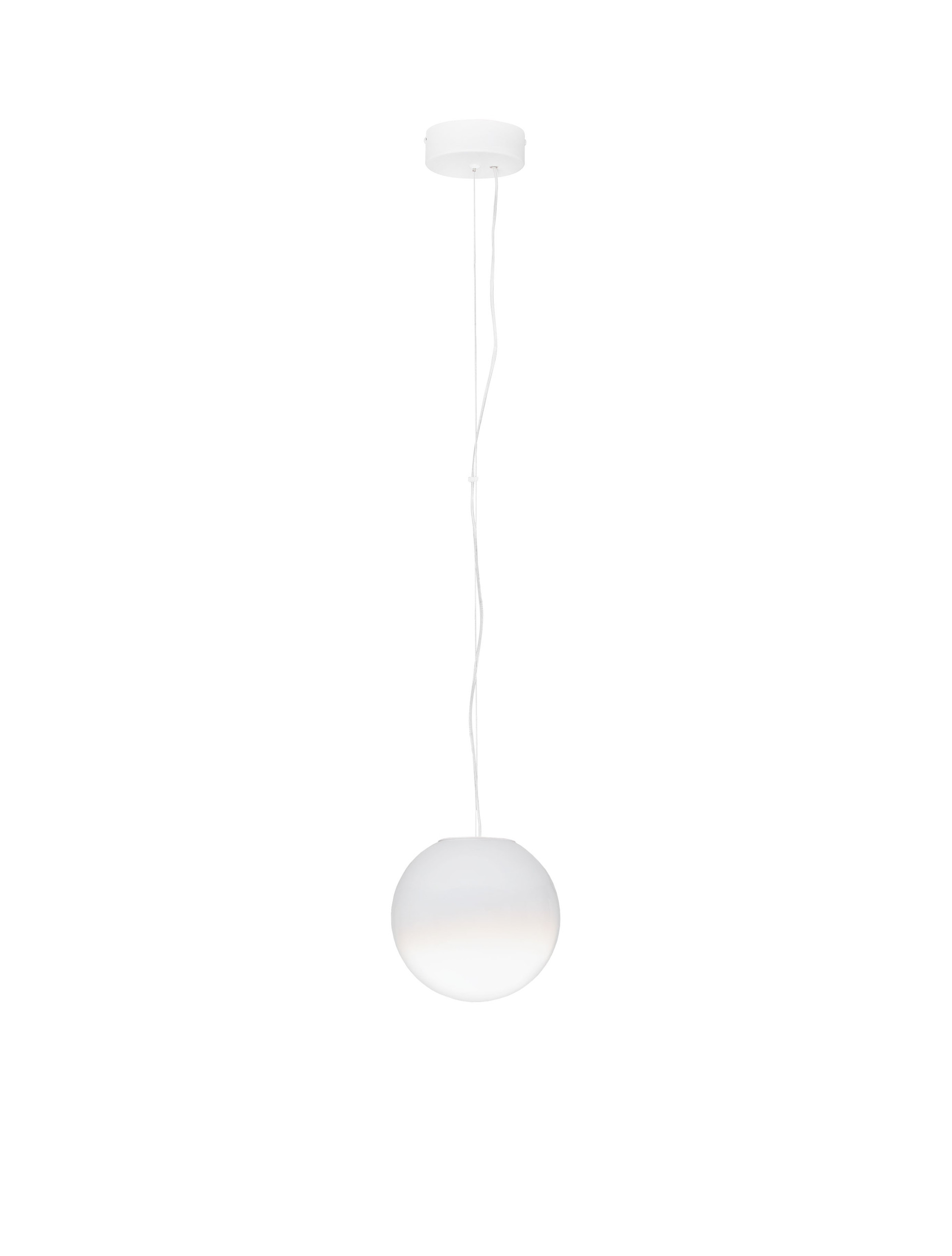 BOLITA | H 224 D 20 cm | 7 W | 3000 K | 420 lm | IP20 | White | Glass/Metal