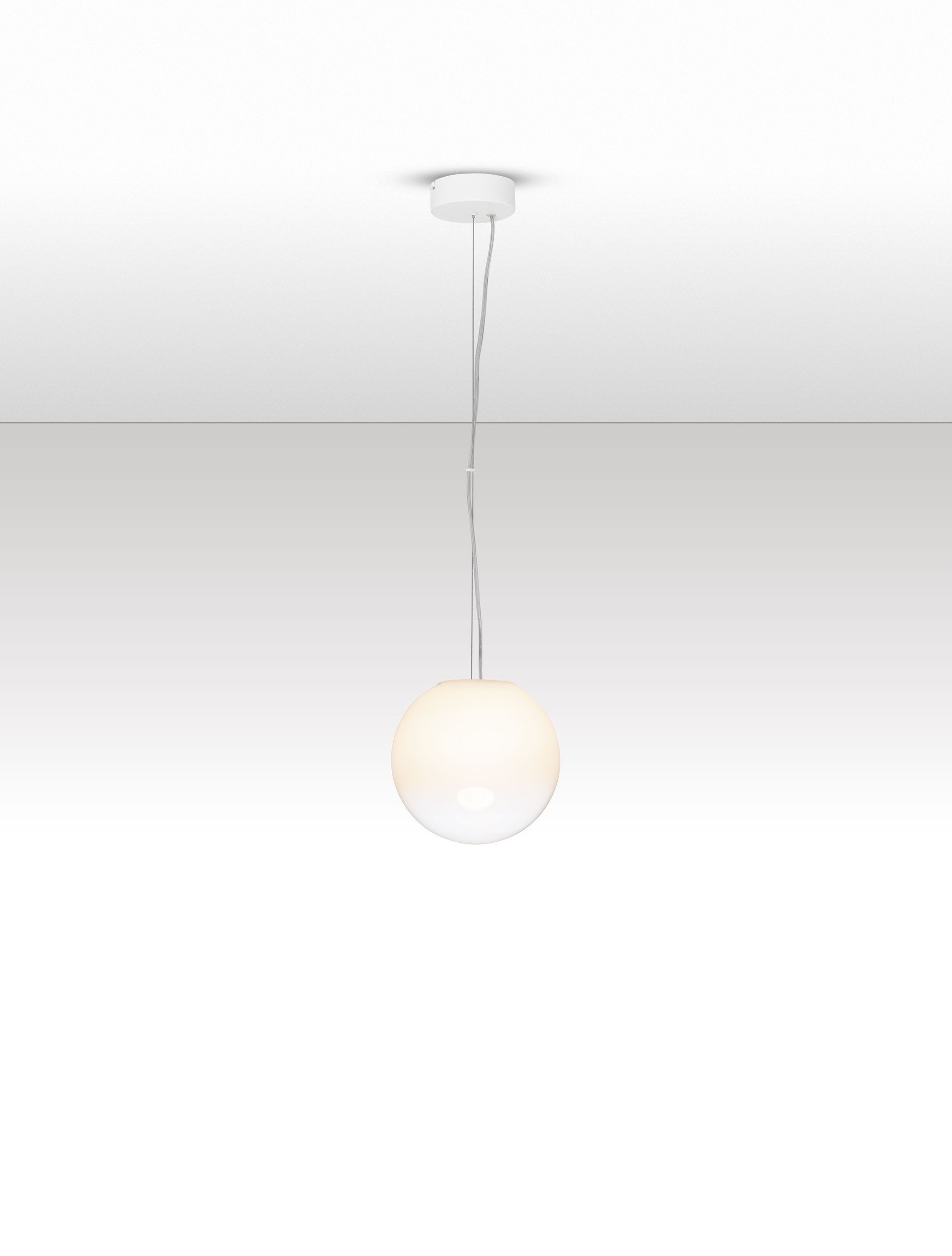 BOLITA | H 224 D 20 cm | 7 W | 3000 K | 420 lm | IP20 | White | Glass/Metal