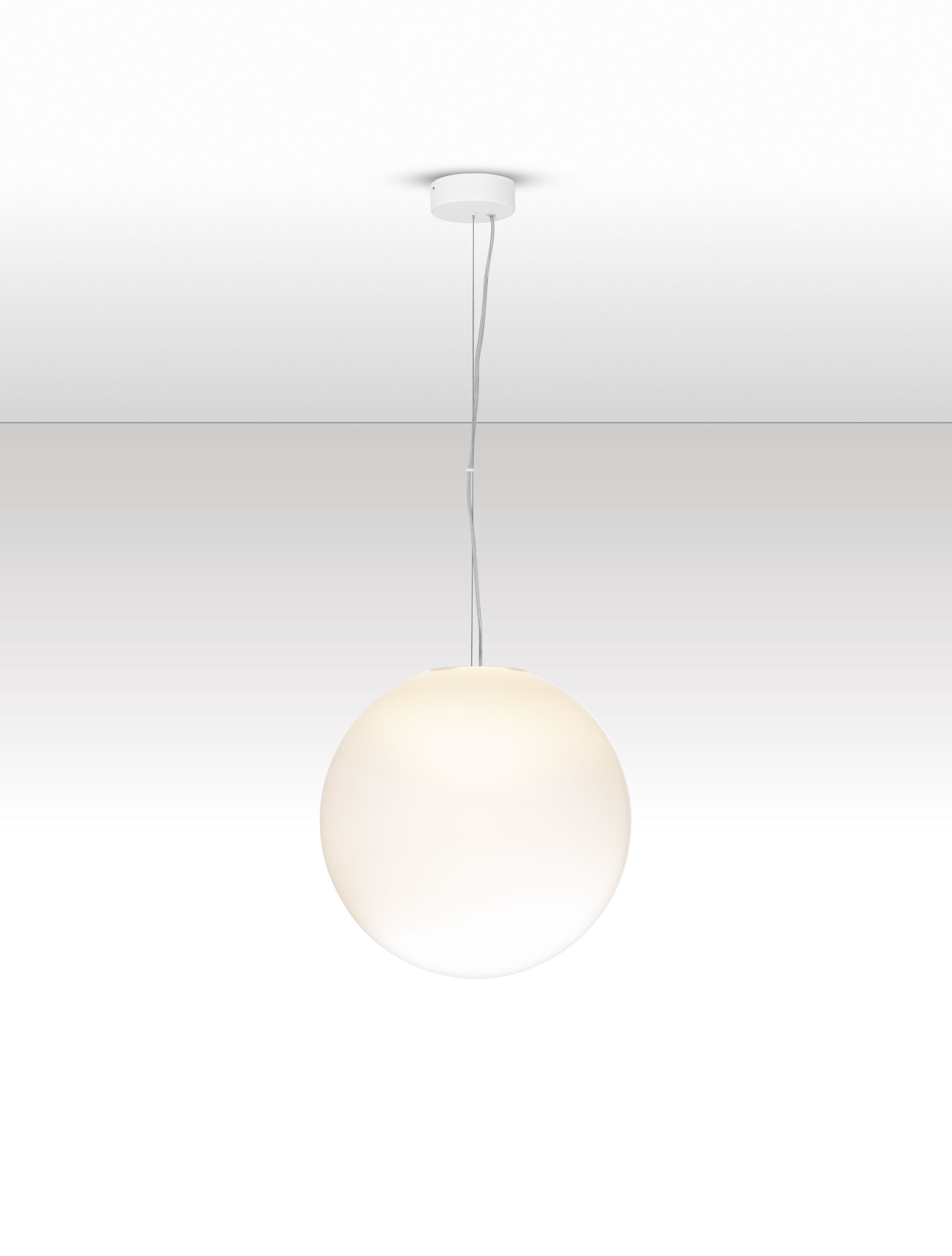 BOLITA | H 244 D 40 cm | 11 W | 3000 K | 660 lm | IP20 | White | Glass/Metal