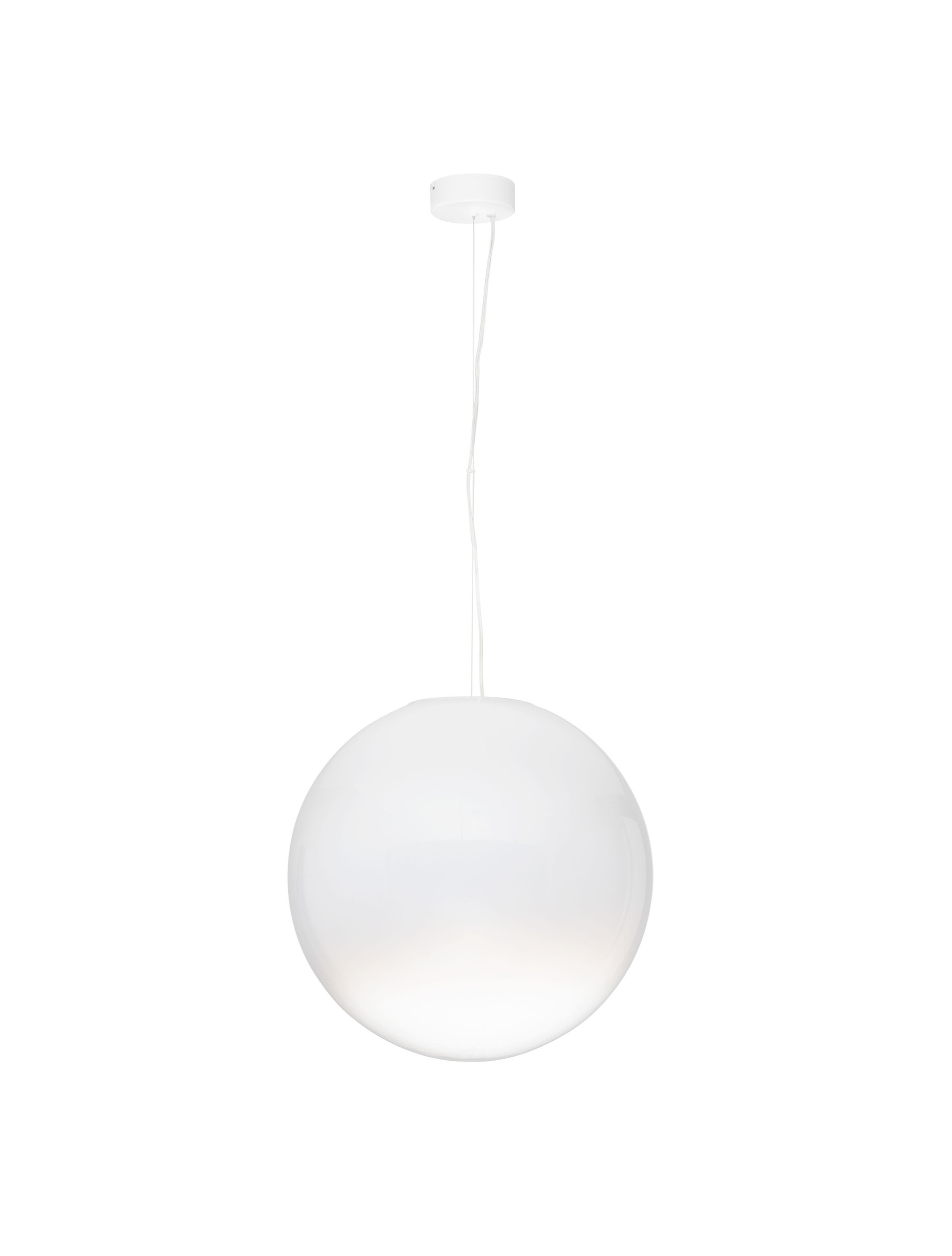 BOLITA | H 253 D 50 cm | 15 W | 3000 K | 900 lm | IP20 | White | Glass/Metal