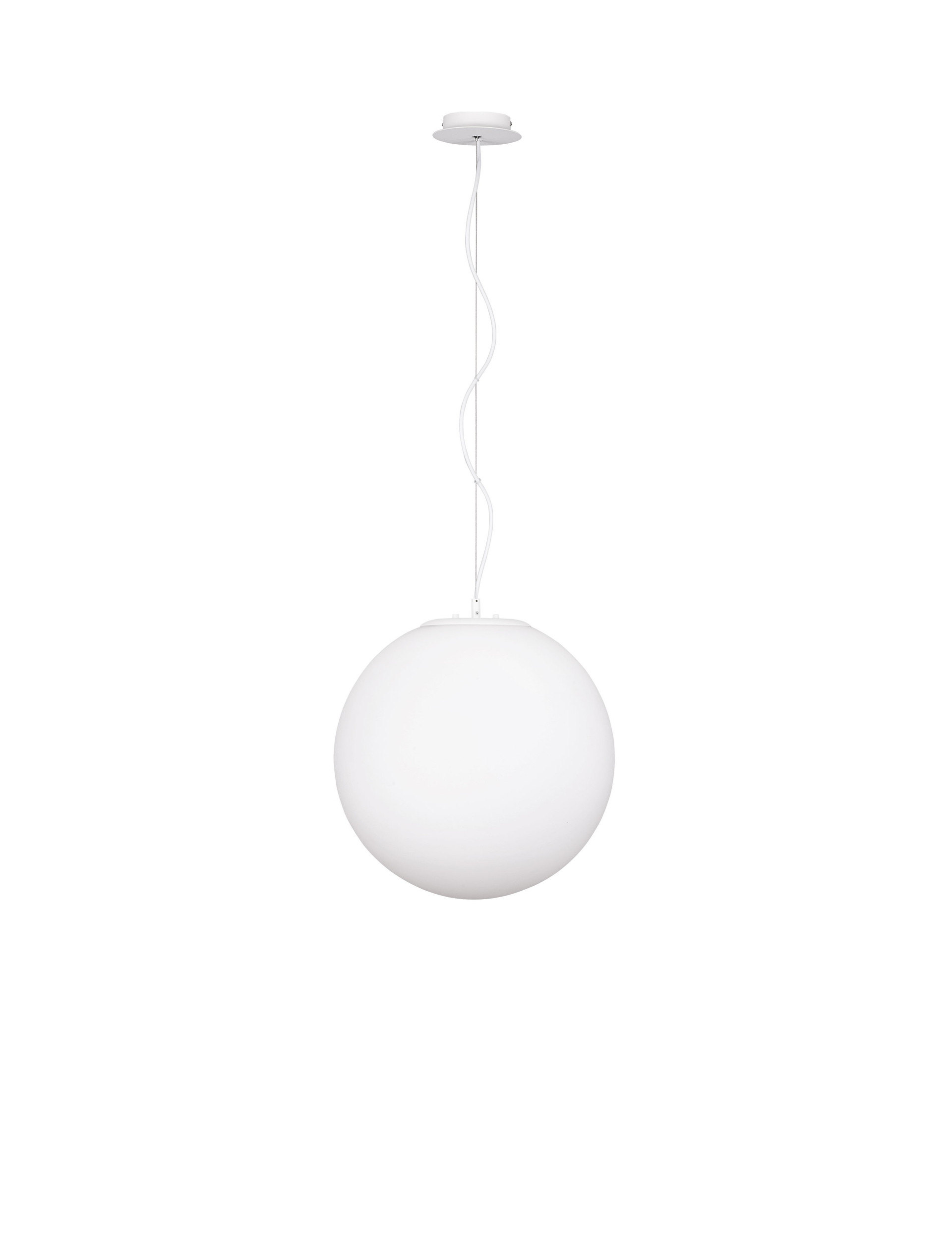 NEVOSO | H 130 D 40 cm | 12 W | IP20 | White | Glass/Metal