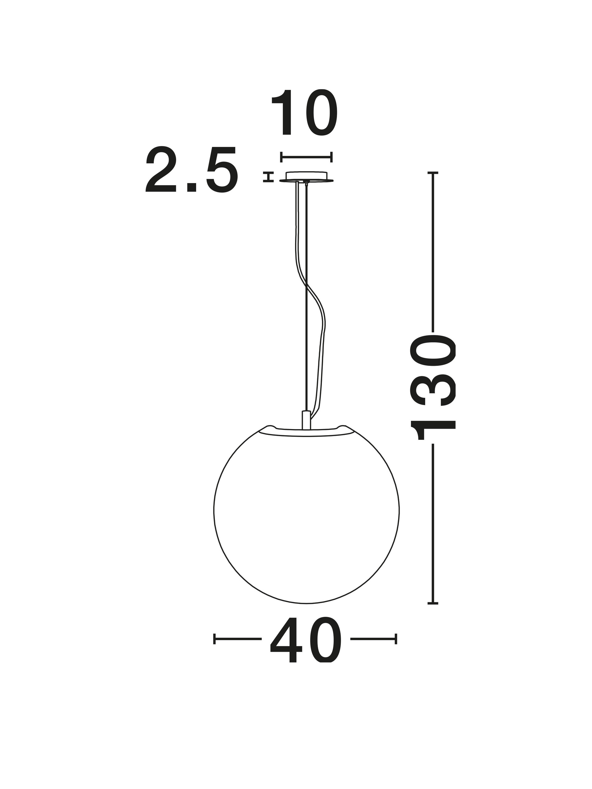 NEVOSO | H 130 D 40 cm | 12 W | IP20 | White | Glass/Metal