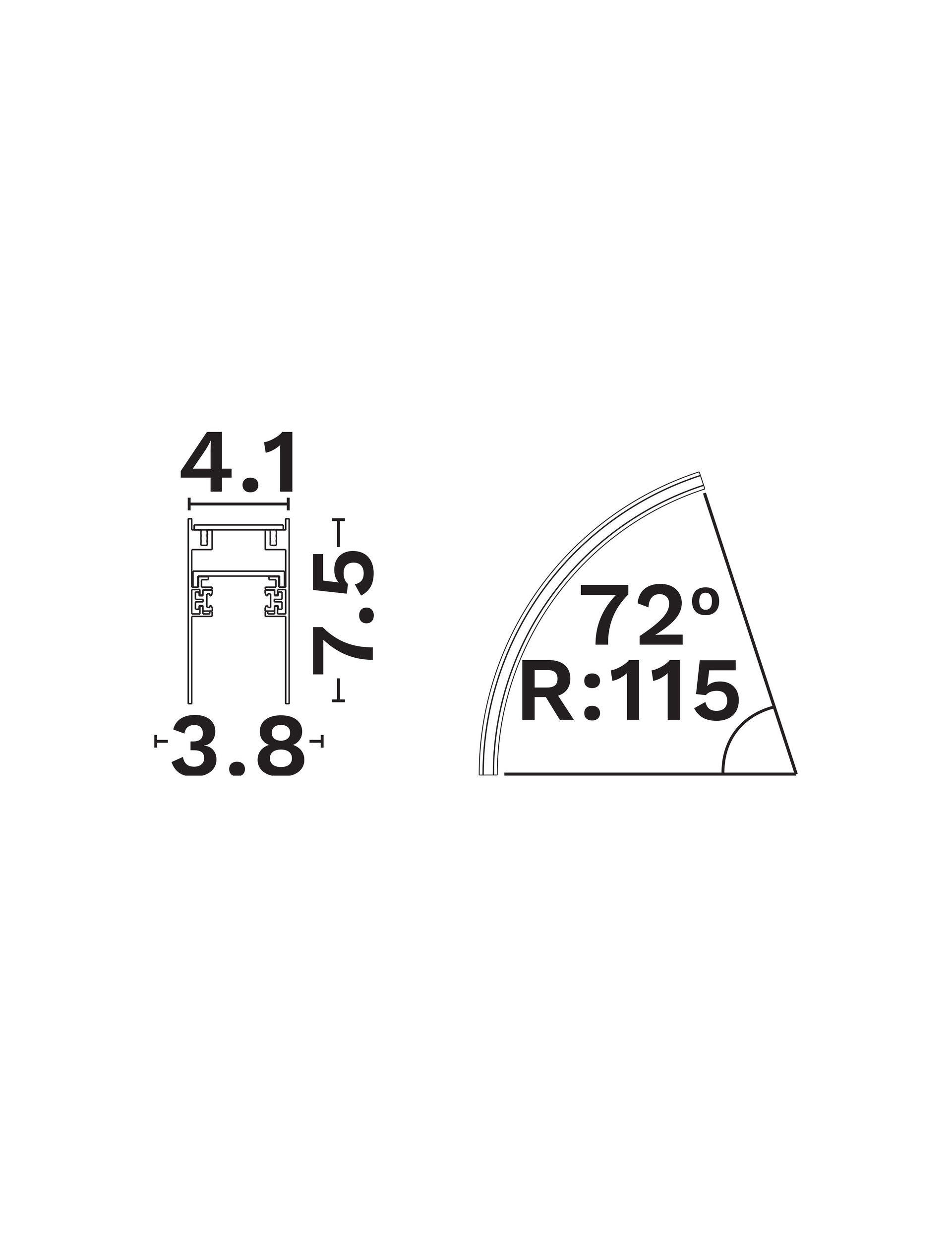 Buxton Magnetic-Curve Track 90o R 120 thumbnail