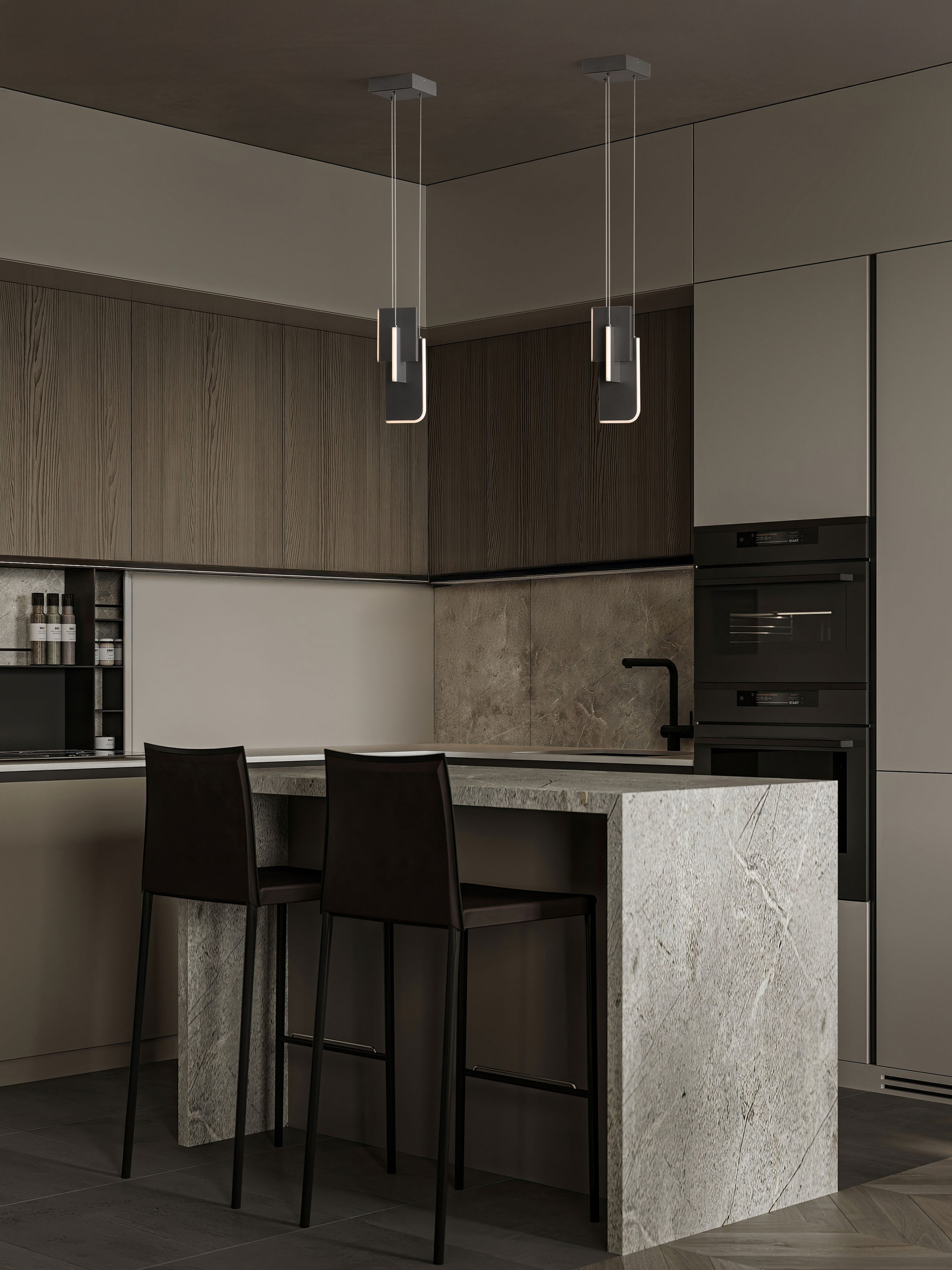TOTEM | L 15 W 15 H 200 cm | 11 W | 2700 K | 464 lm | IP20 | Anthracite | Metal/Acrylic